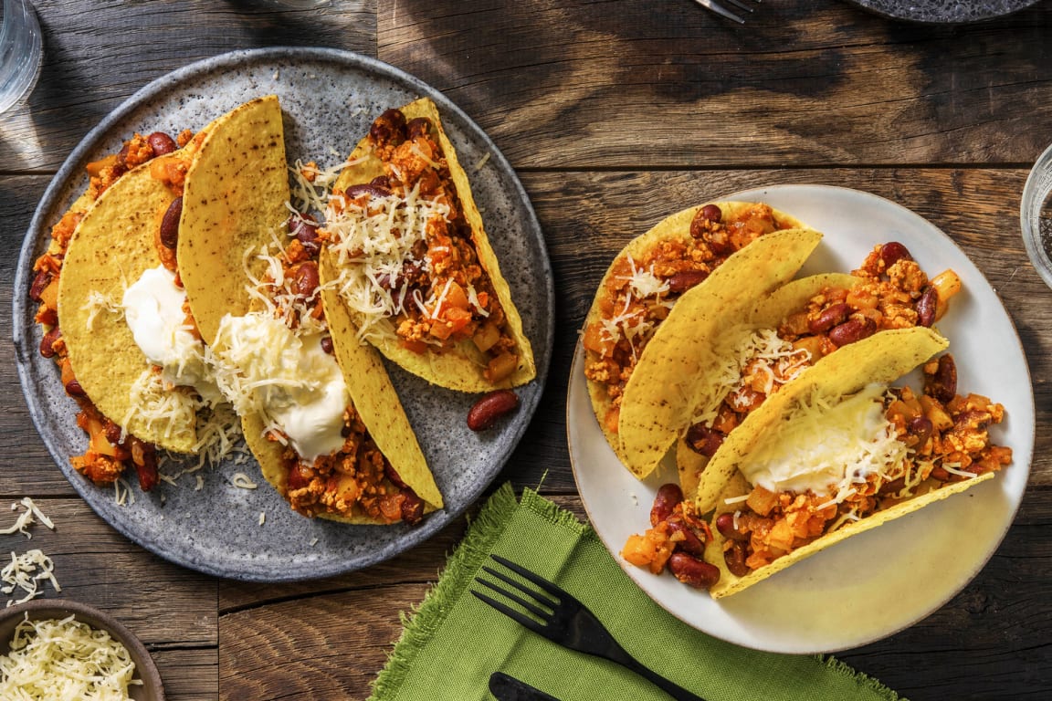 Mexicaanse taco's met kipgehakt