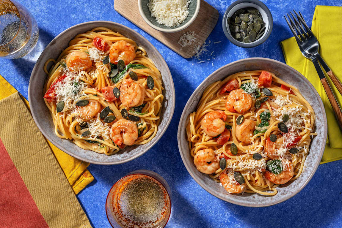 Kjapp middelhavsinspirert rekepasta