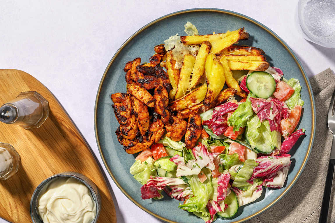 Cheesy Chicken 'Kapsalon'