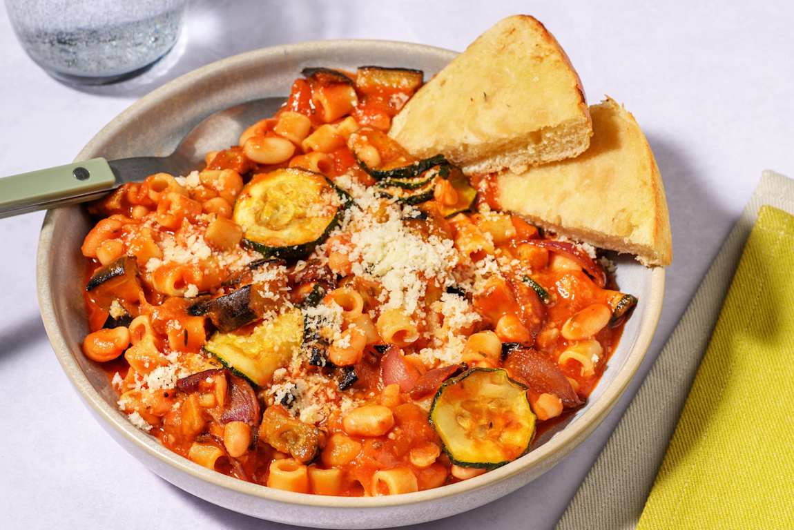 Butter Bean and Ditali Ratatouille