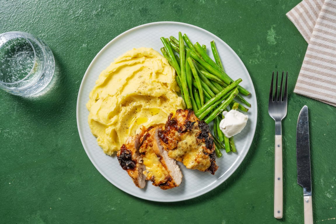 Cheese and Caramelised Onion Chicken