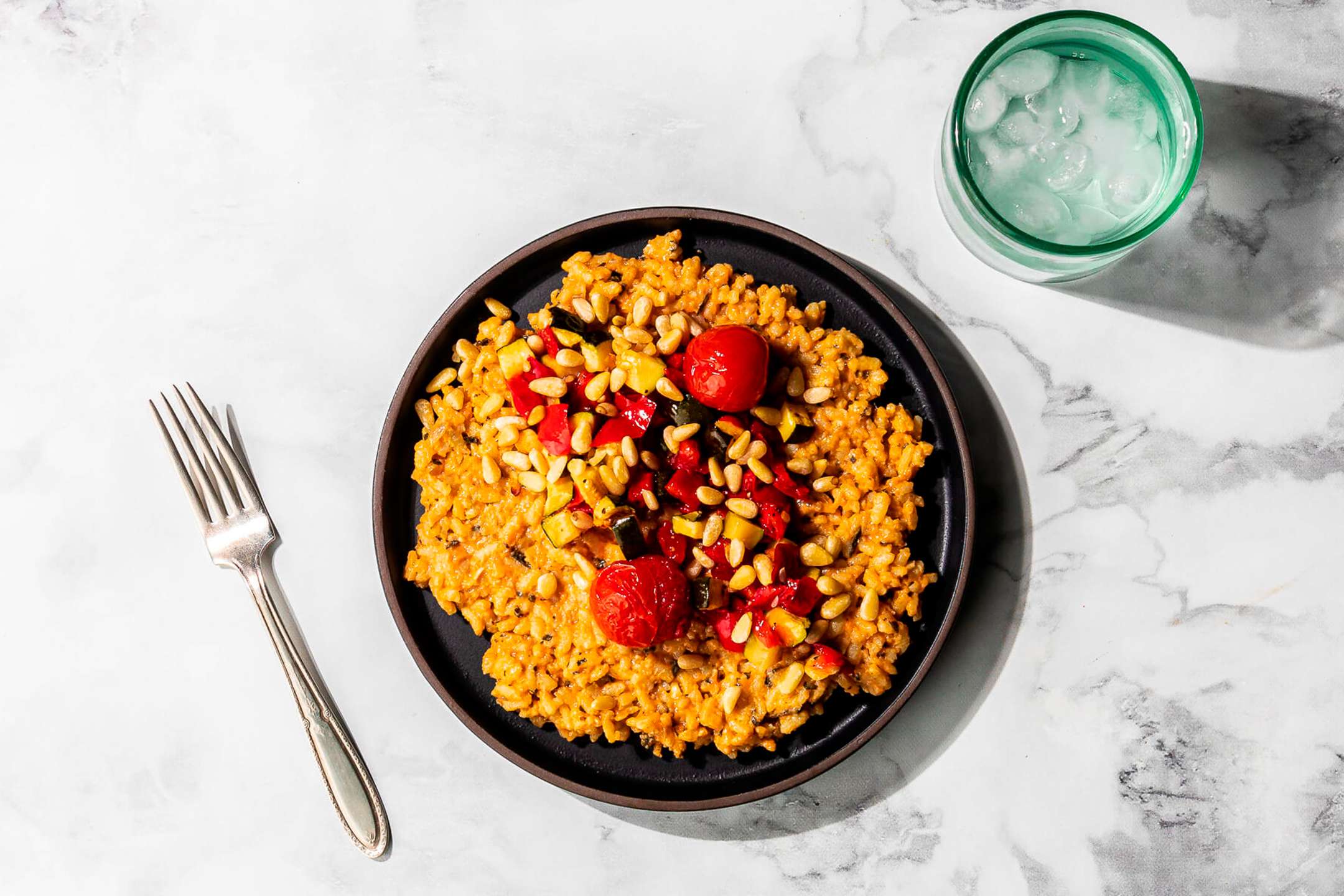 Tomato & Roasted Vegetable Risotto