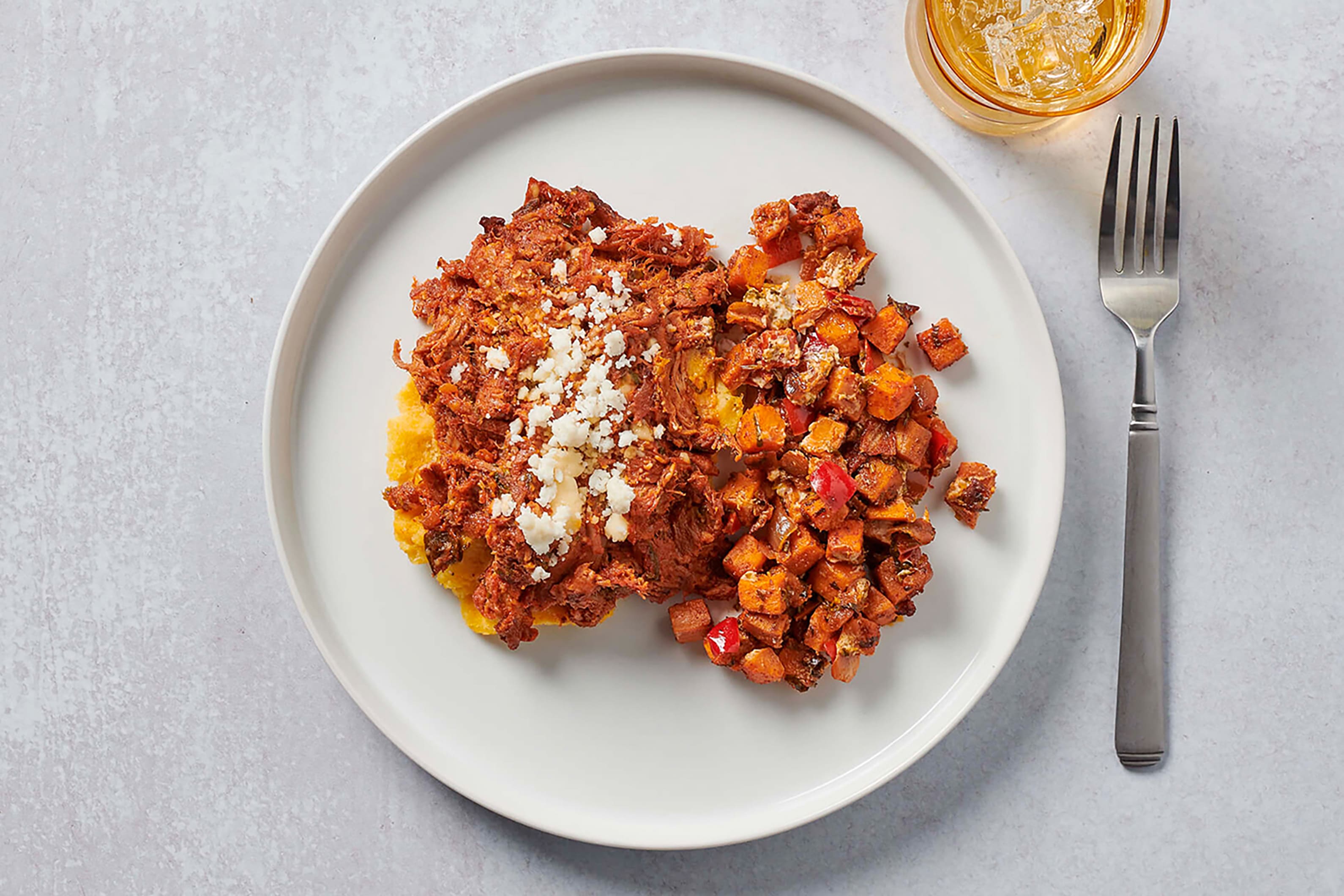 Red Chile Pork Tamale Bowl