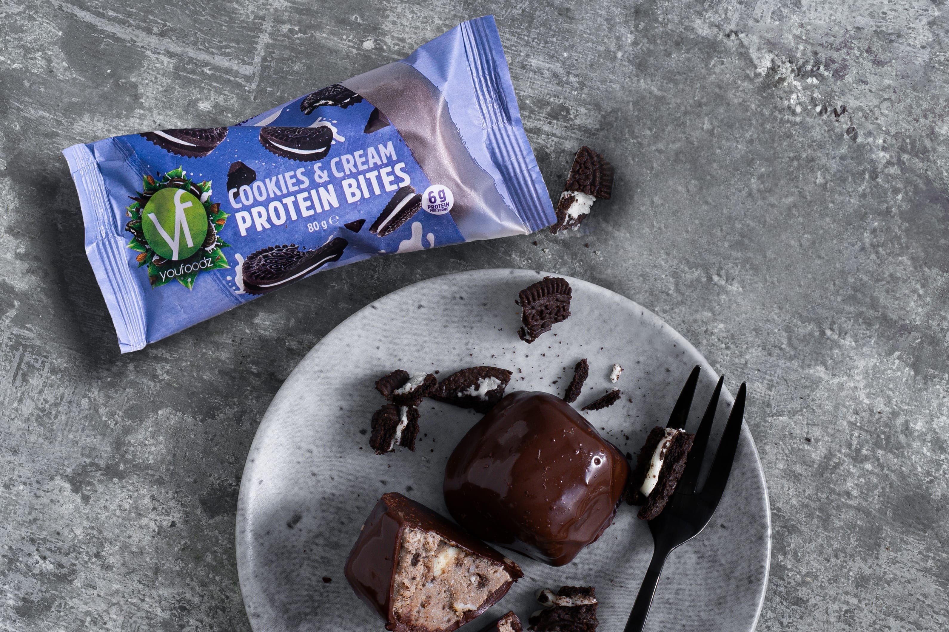 Cookies & Cream Protein Bites