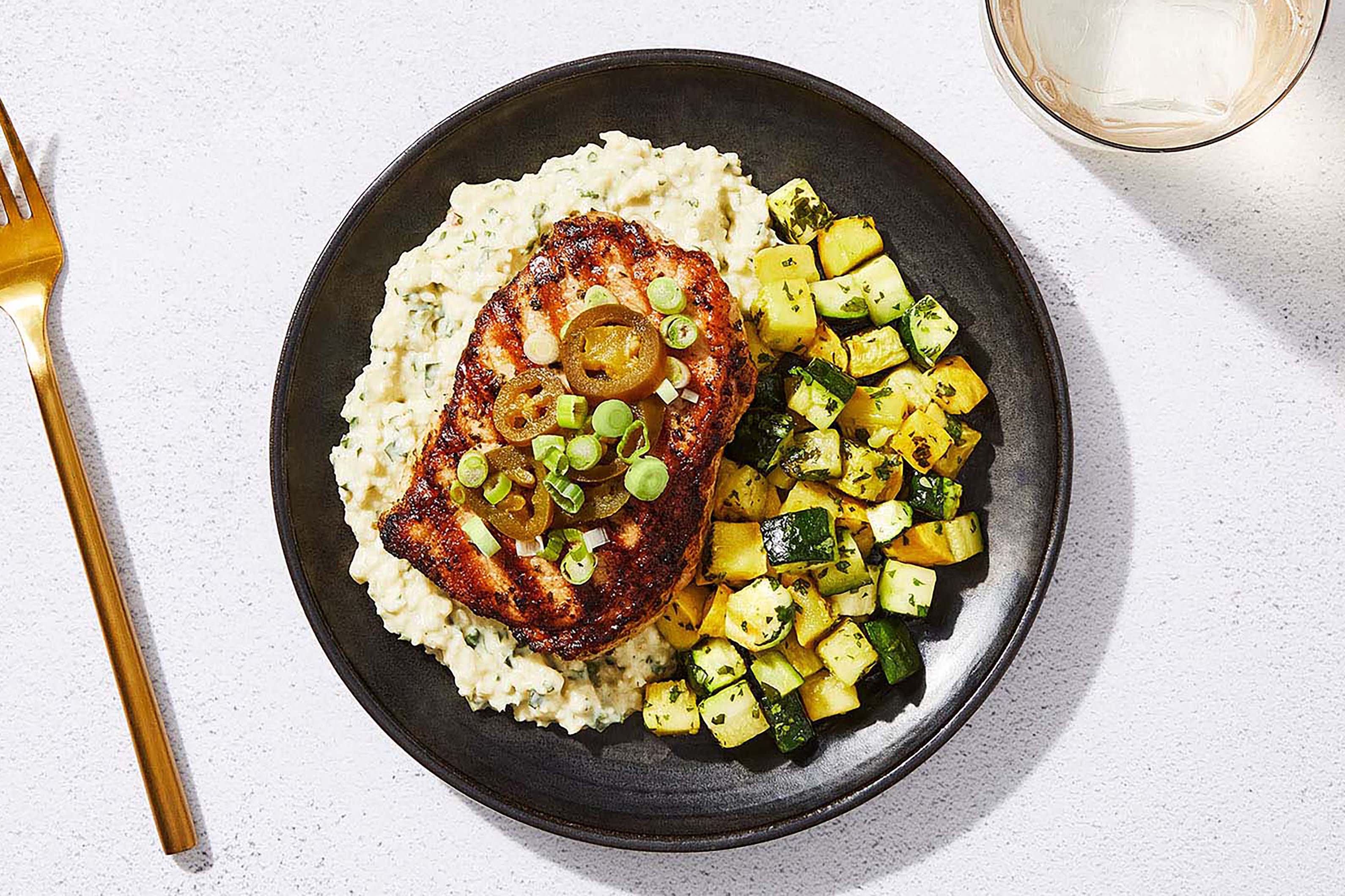 Cilantro-Jalapeño Pork Chop