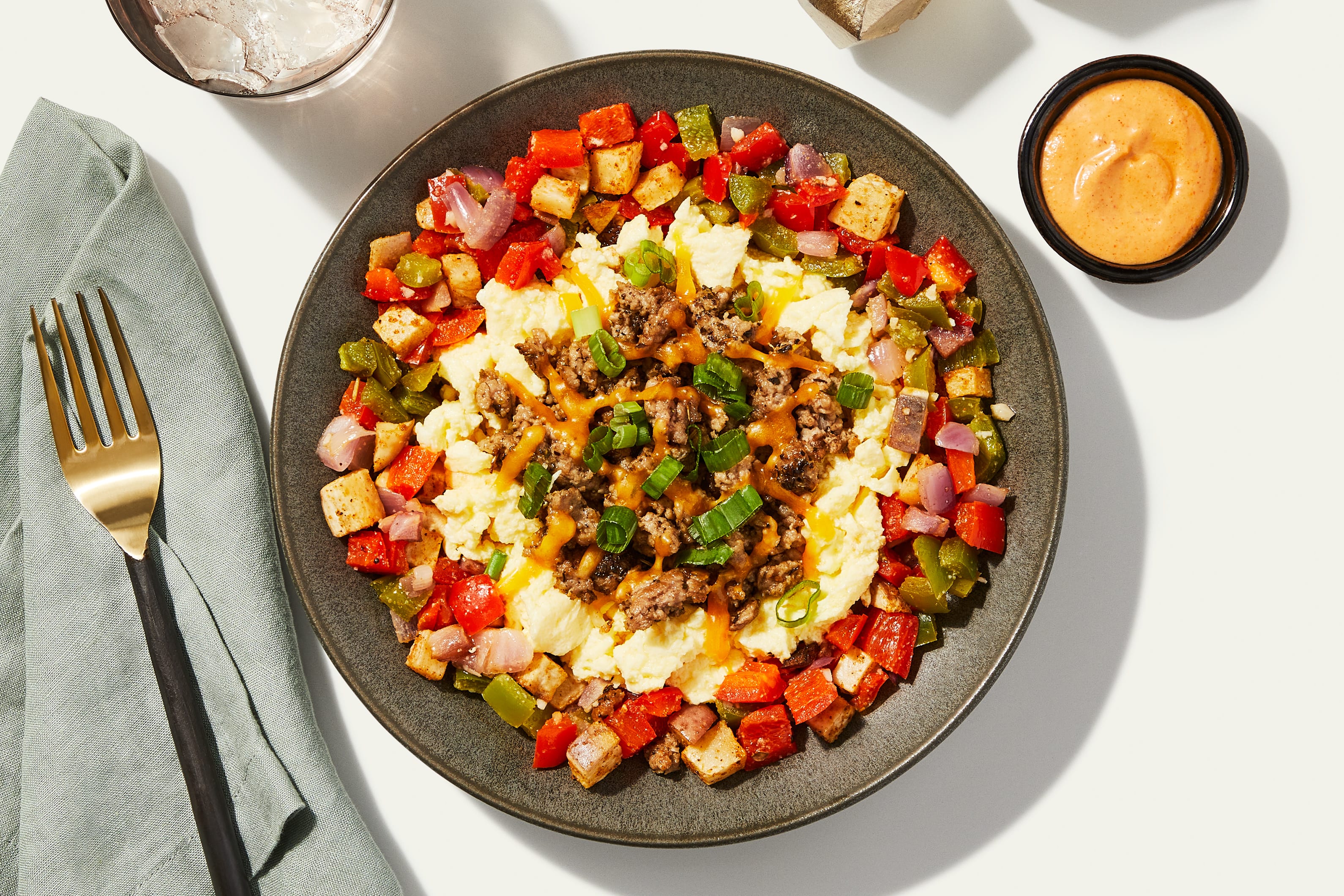 Keto Sausage & Egg Skillet