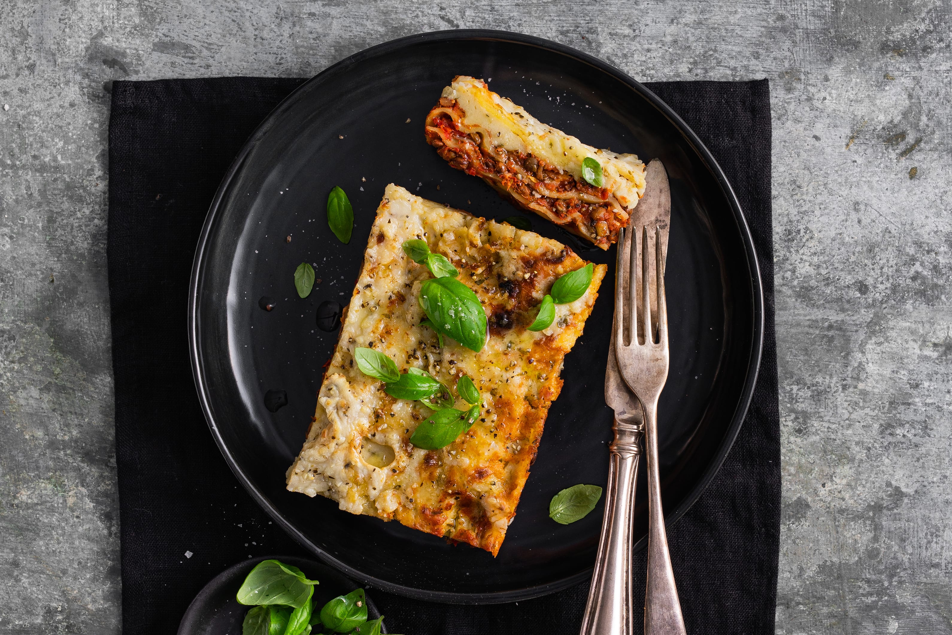 Loaded Lentil Lasagne