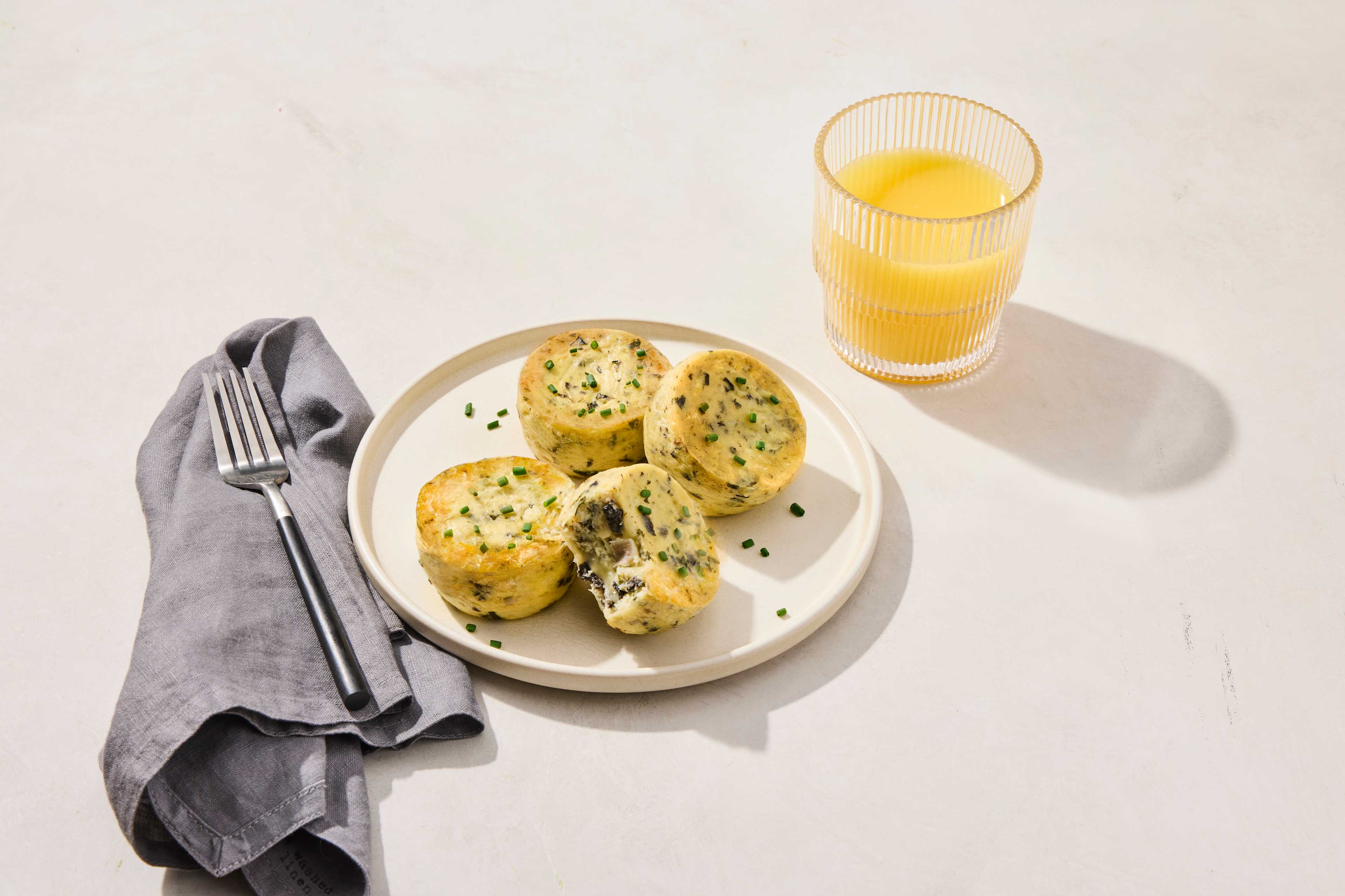 Kale & Mushroom Egg Bites