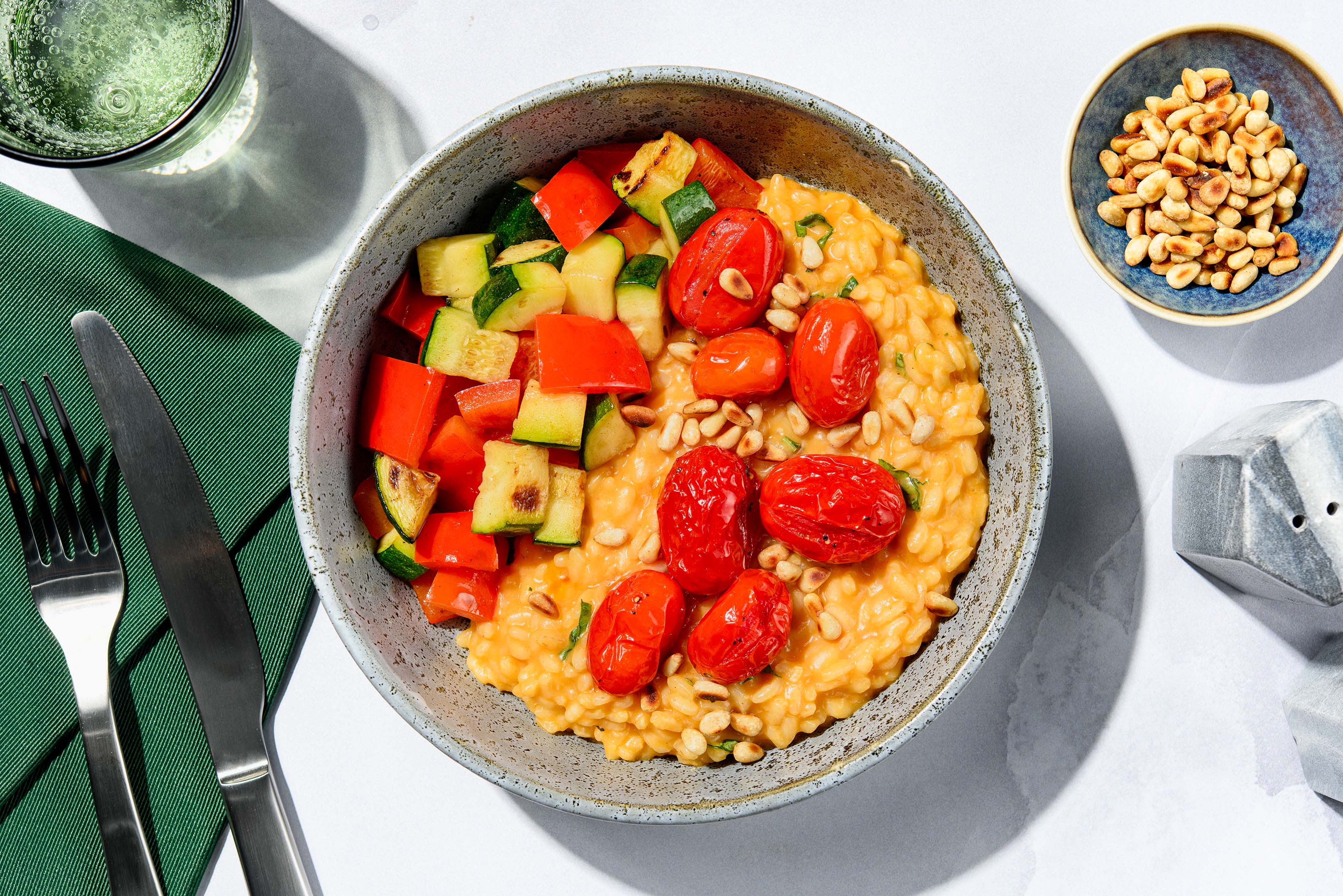 Cremiges Tomaten-Risotto