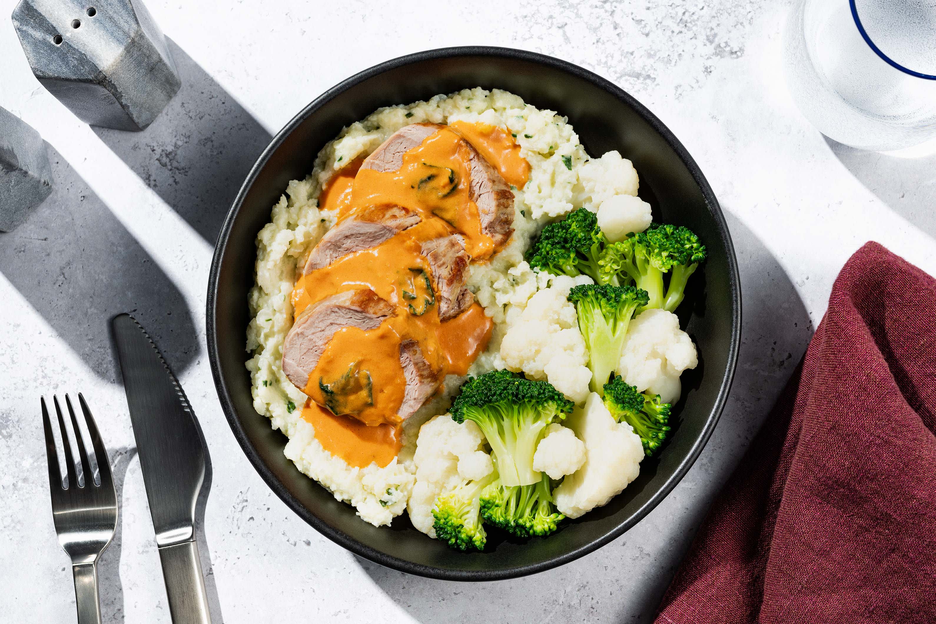 Schweinefilet in Sonnentomaten-Sauce