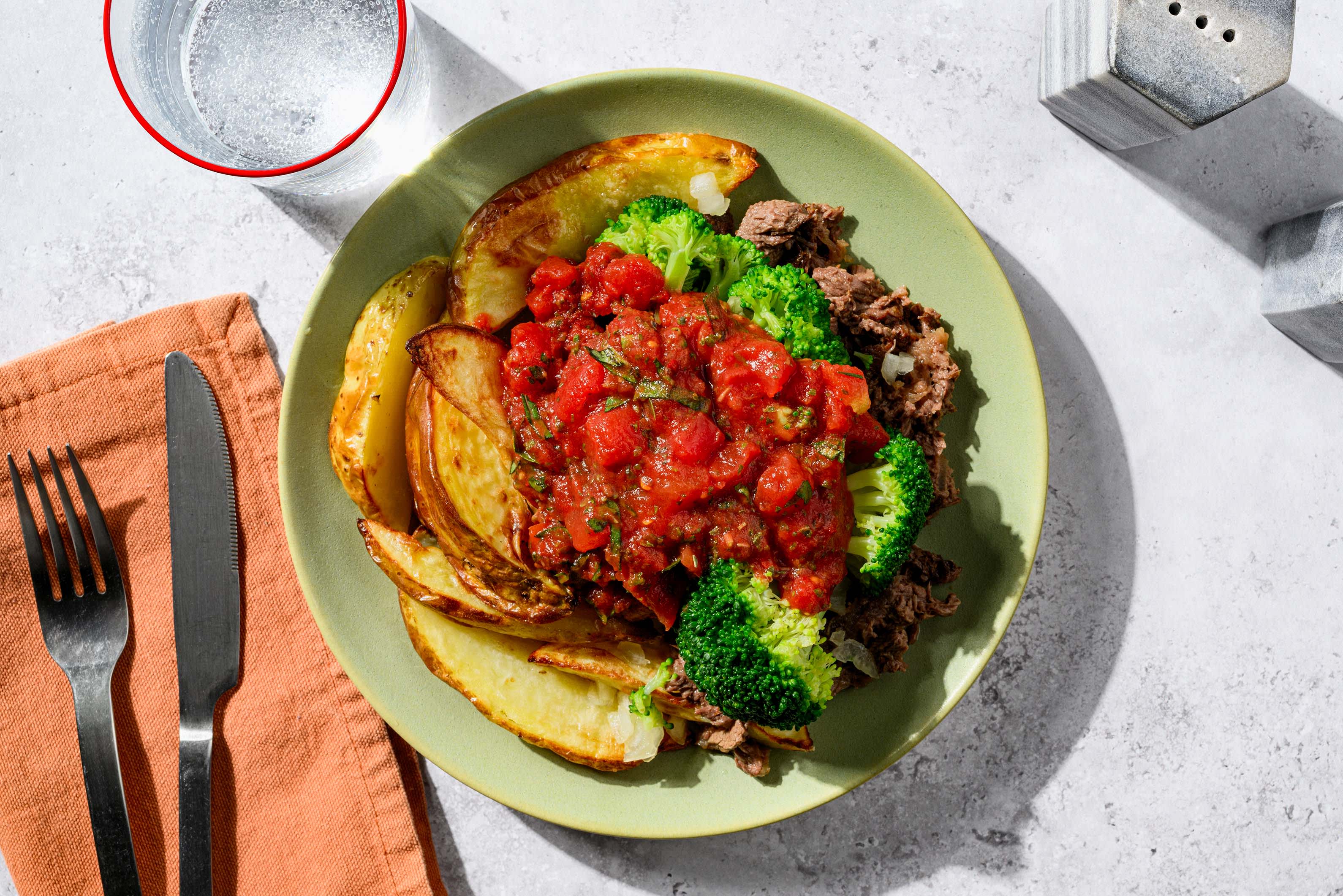 Rindfleisch-Tomaten-Ragout
