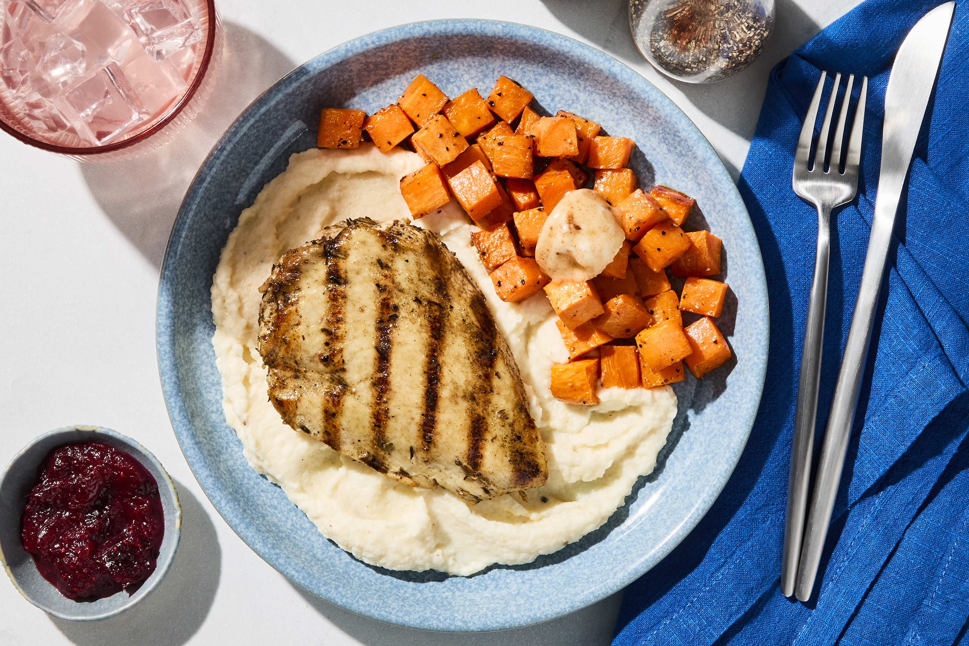 Sage Chicken & Maple Butter Sweet Potatoes