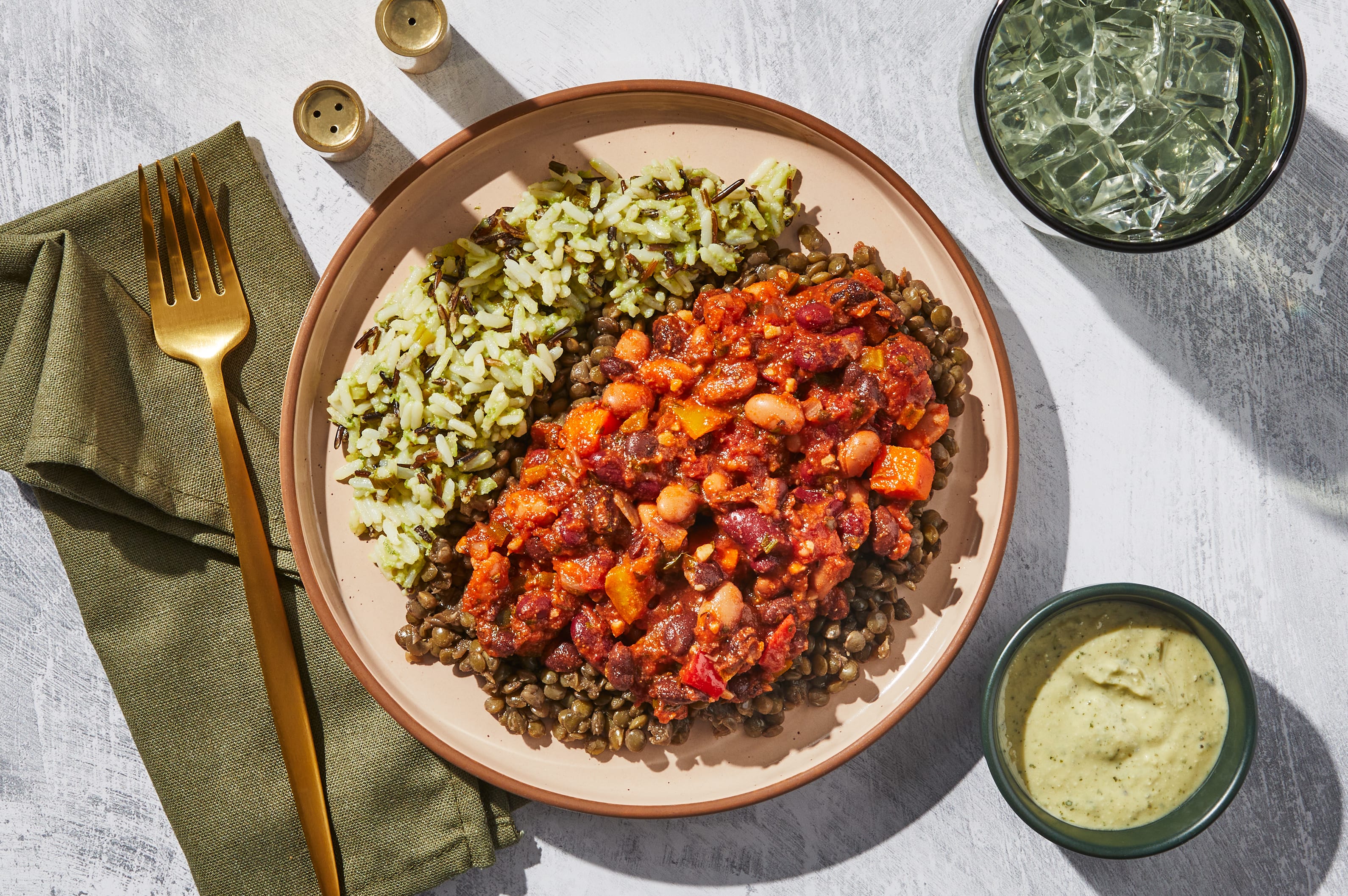 Three Bean Vegan Chili