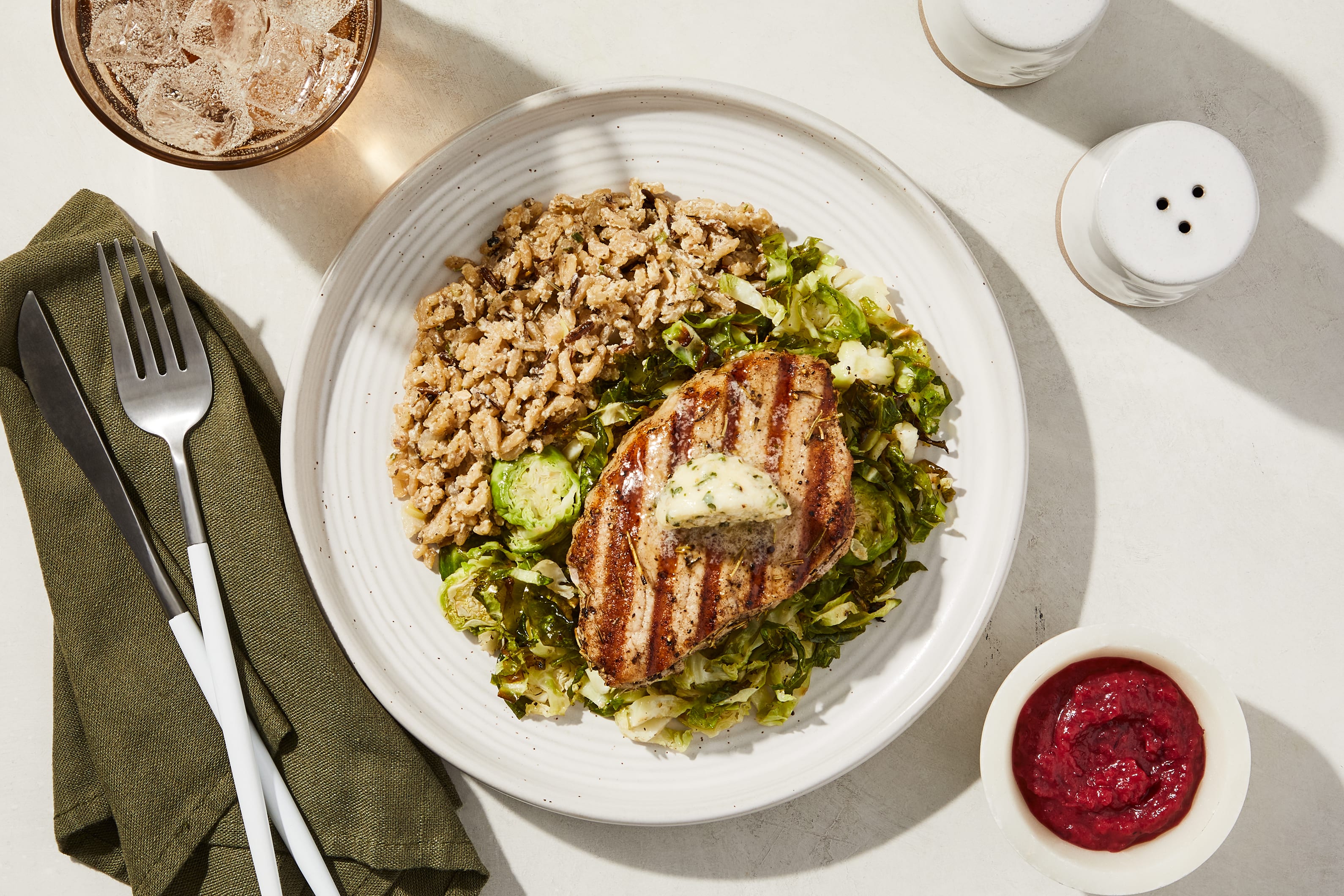 Cranberry-Apple Pork Chop