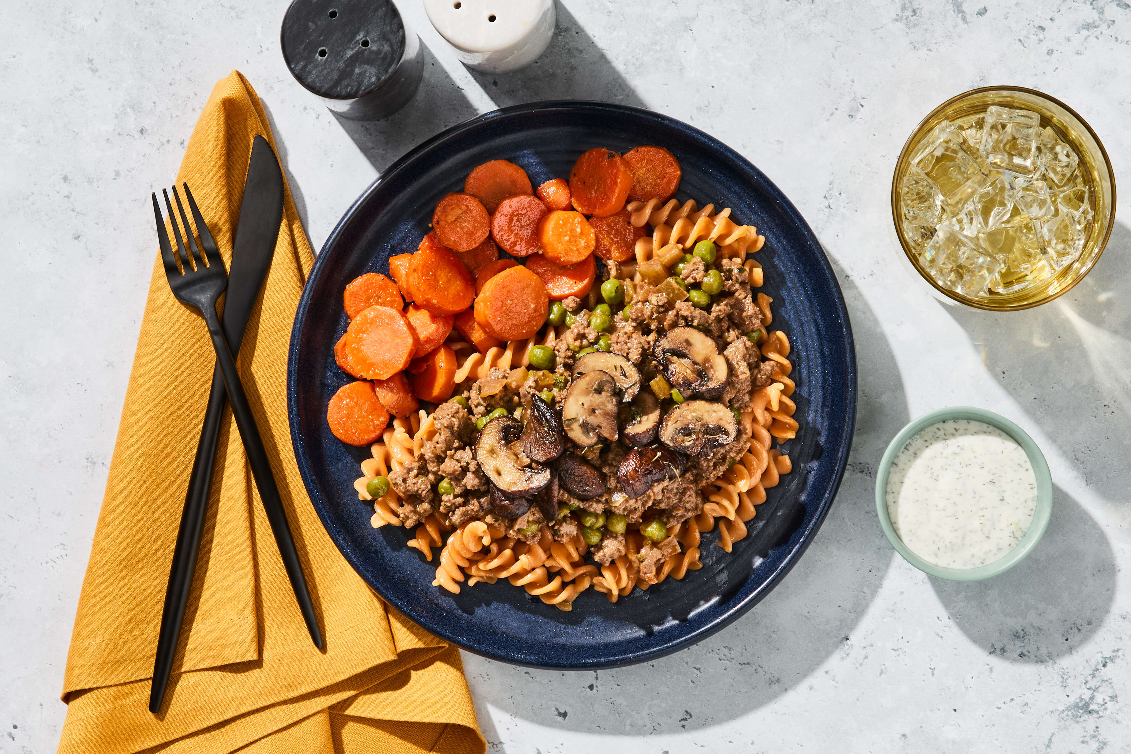Ground Beef & Mushroom Stroganoff
