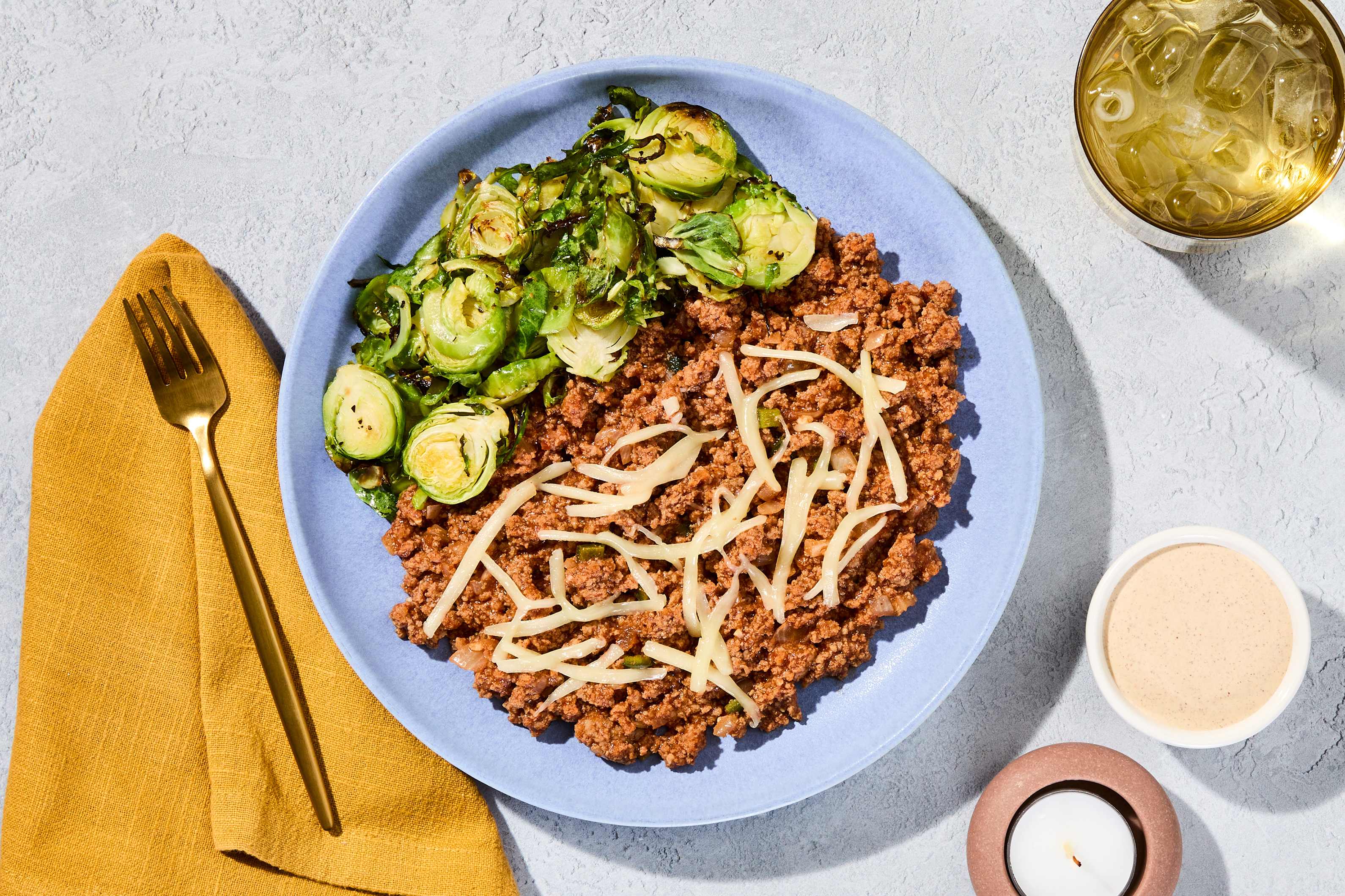 Turkey Chili & Brussels Sprouts