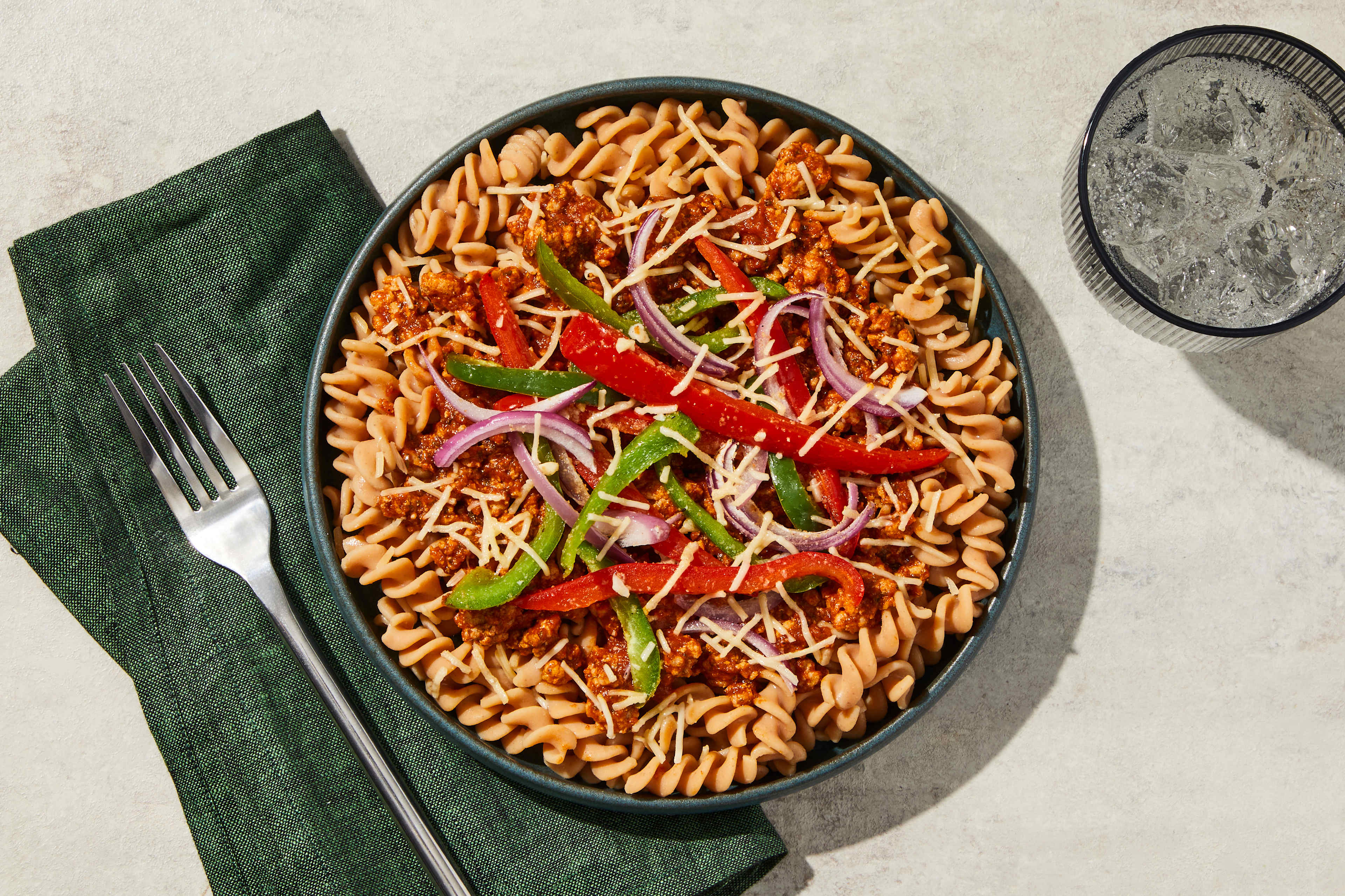 Ground Pork Sausage Ragu & Fusilli