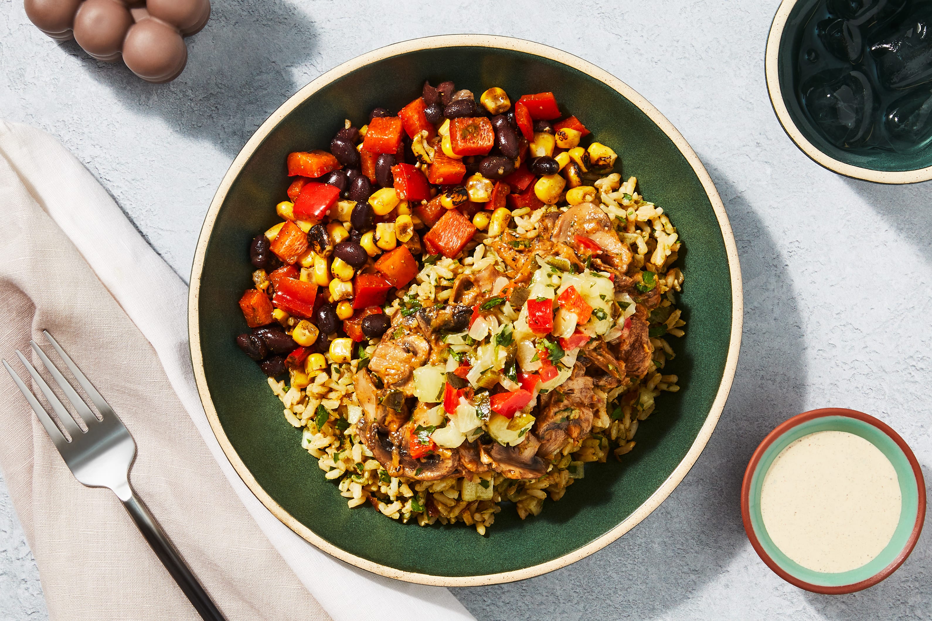 Al Pastor Style Mushroom Bowl