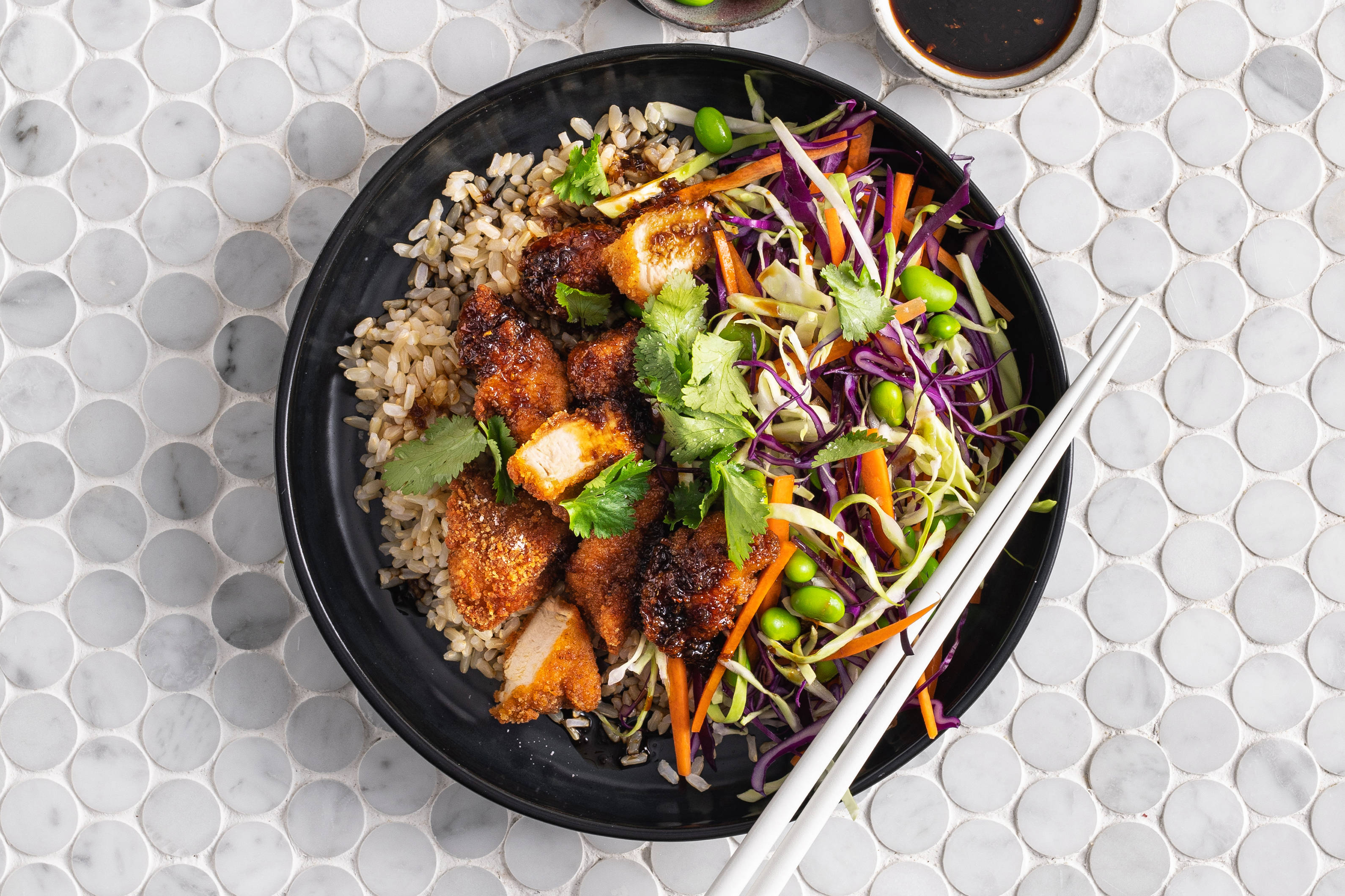 Karaage Chicken Poke Bowl with Teriyaki Sauce (322g) - Youfoodz