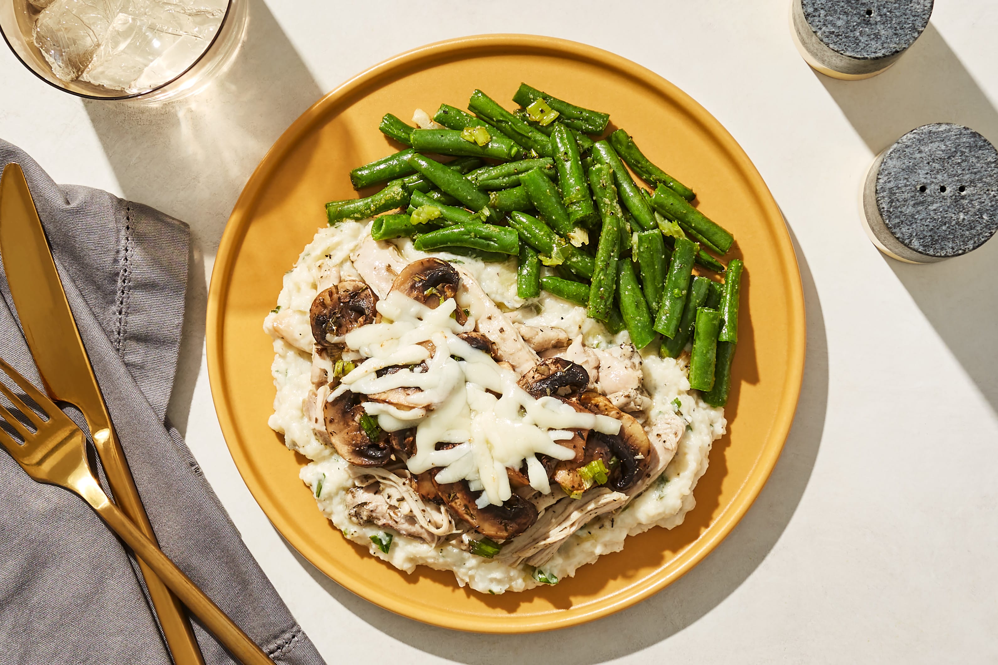 Keto Mushroom Chicken Thighs