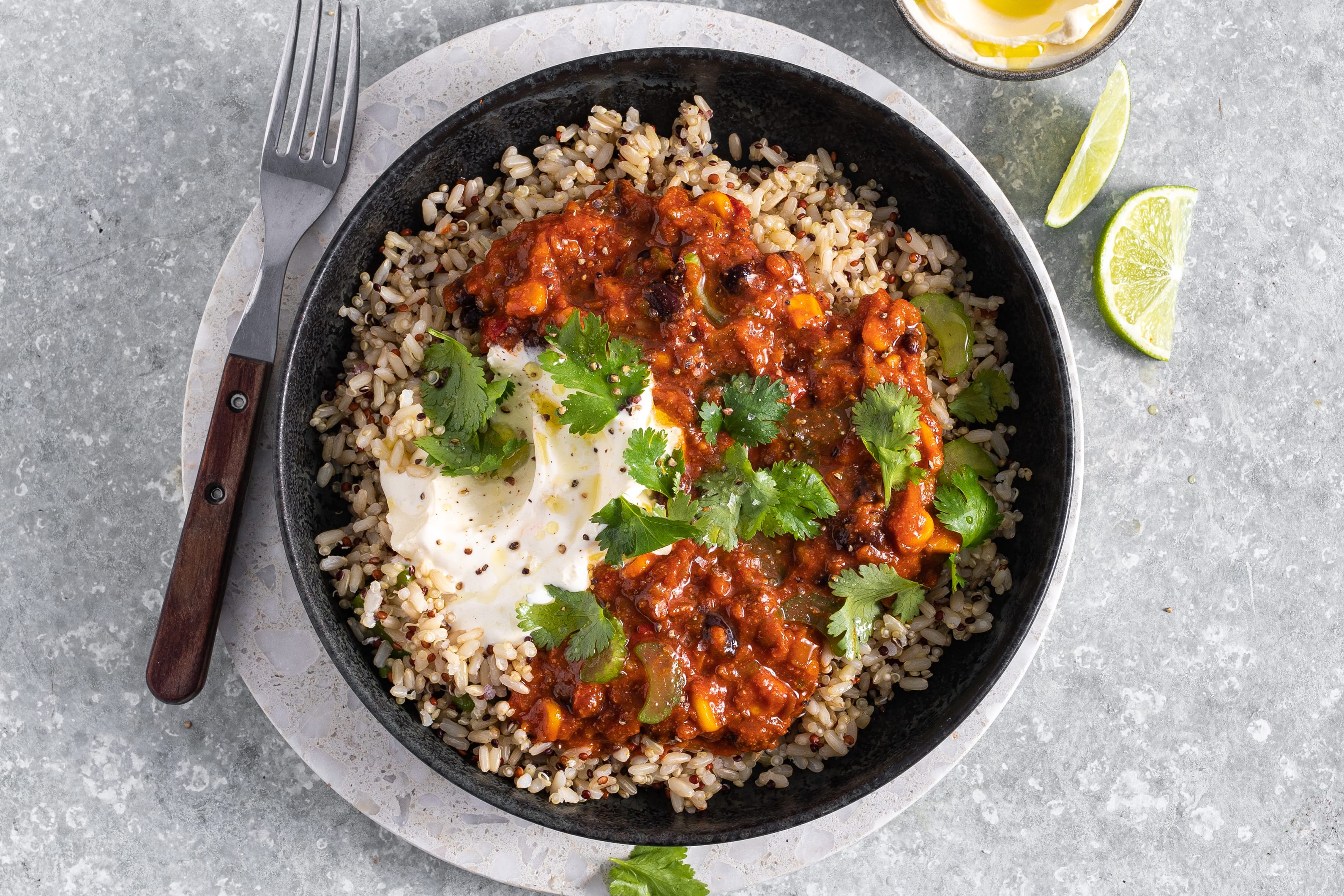 Mexi Beans & Quinoa Rice