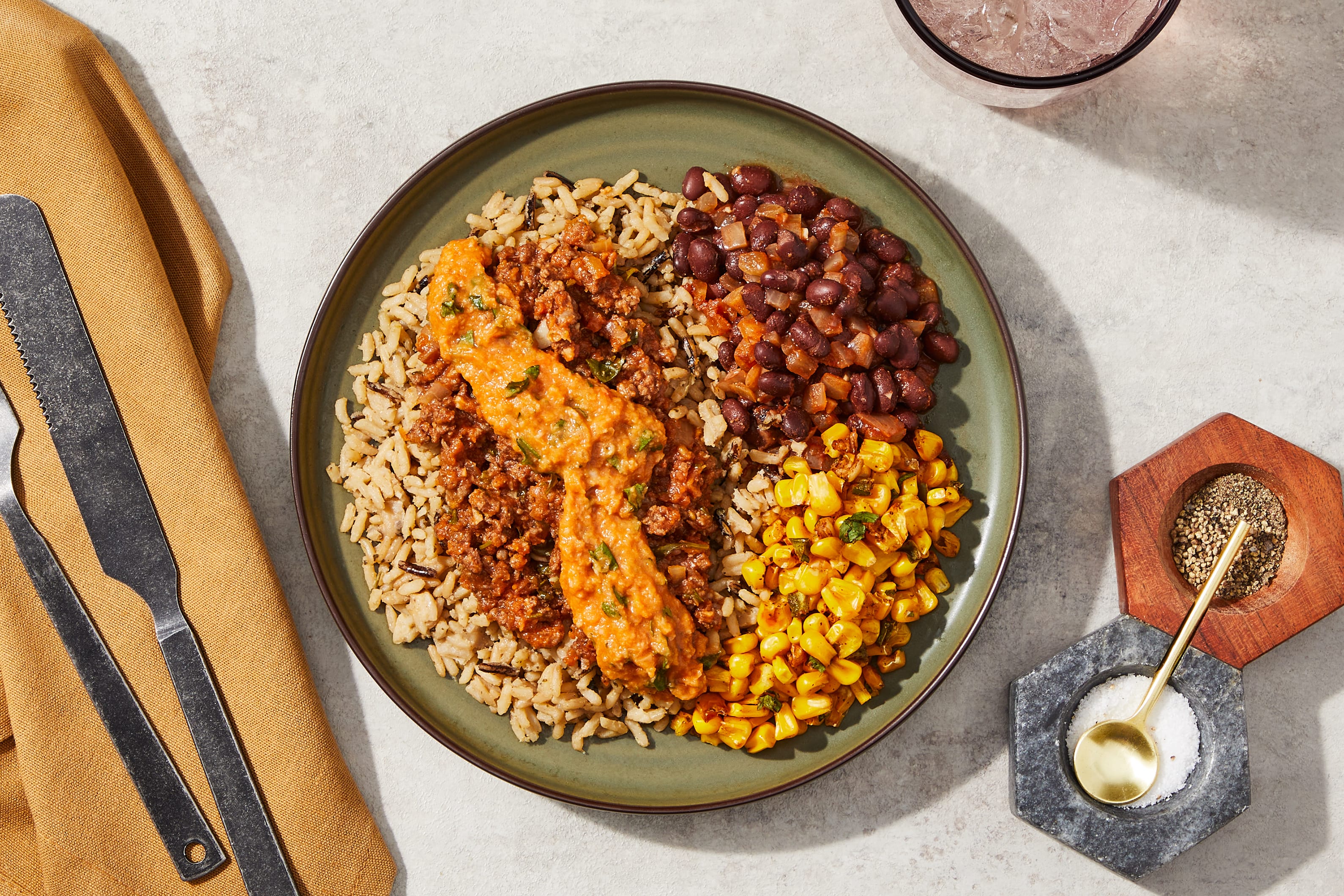 Southwest Ground Beef & Rice