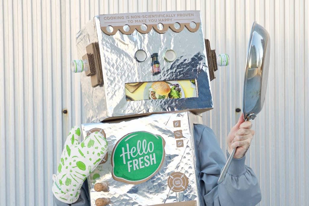 Costume Ideas to Reuse your HelloFresh Box