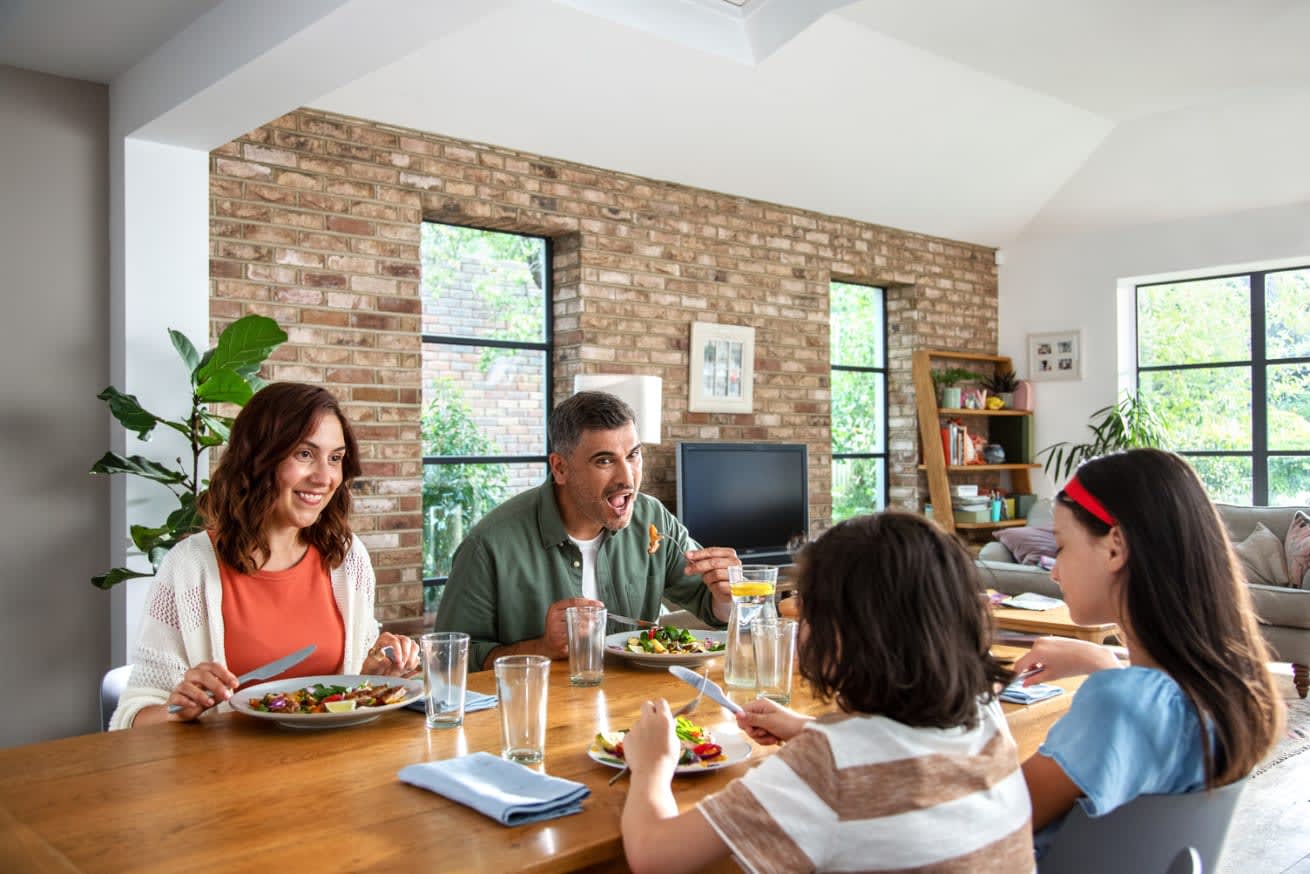 A tavola in famiglia 