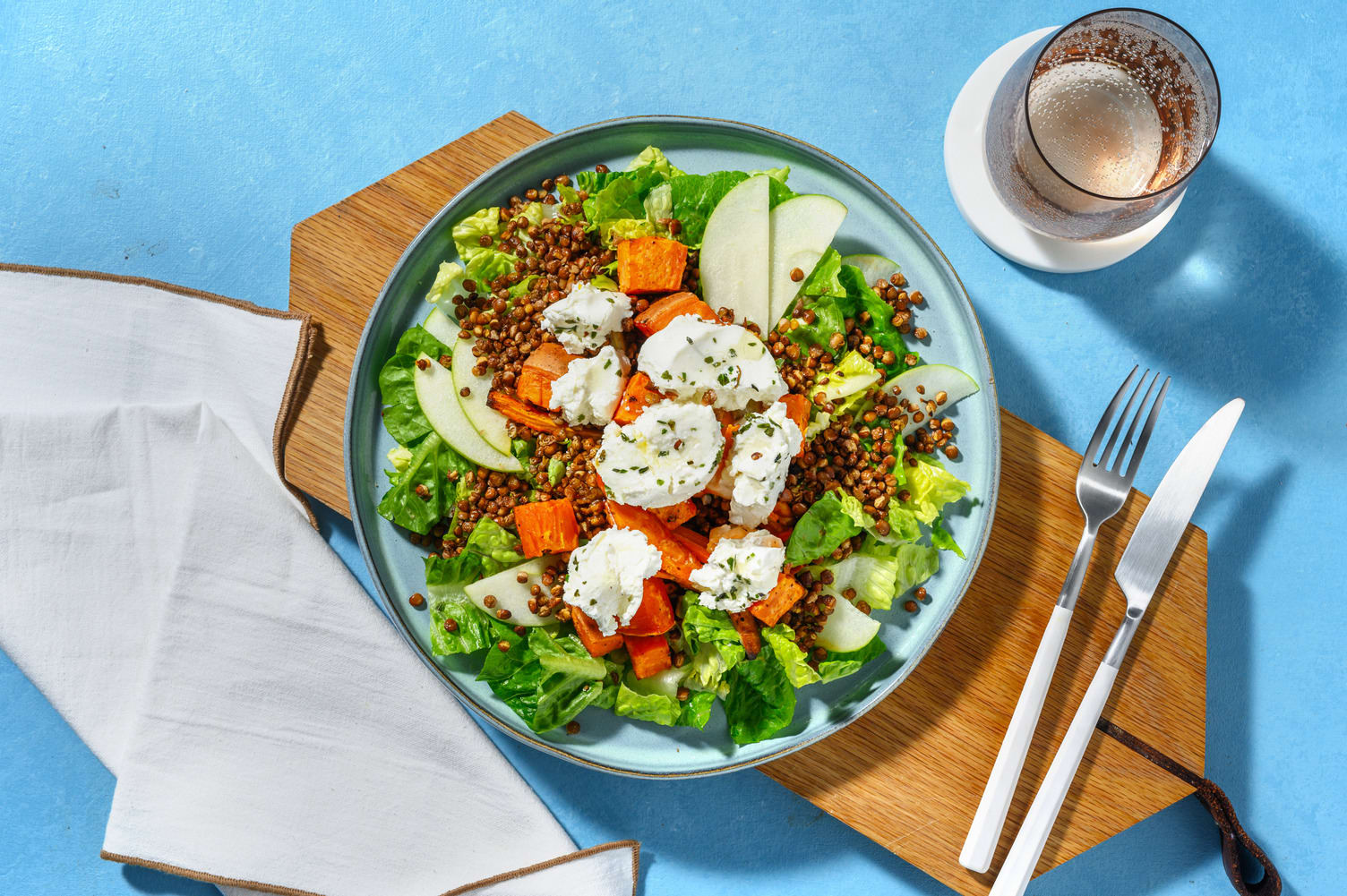 Sweet Potato and Goat's Cheese Salad