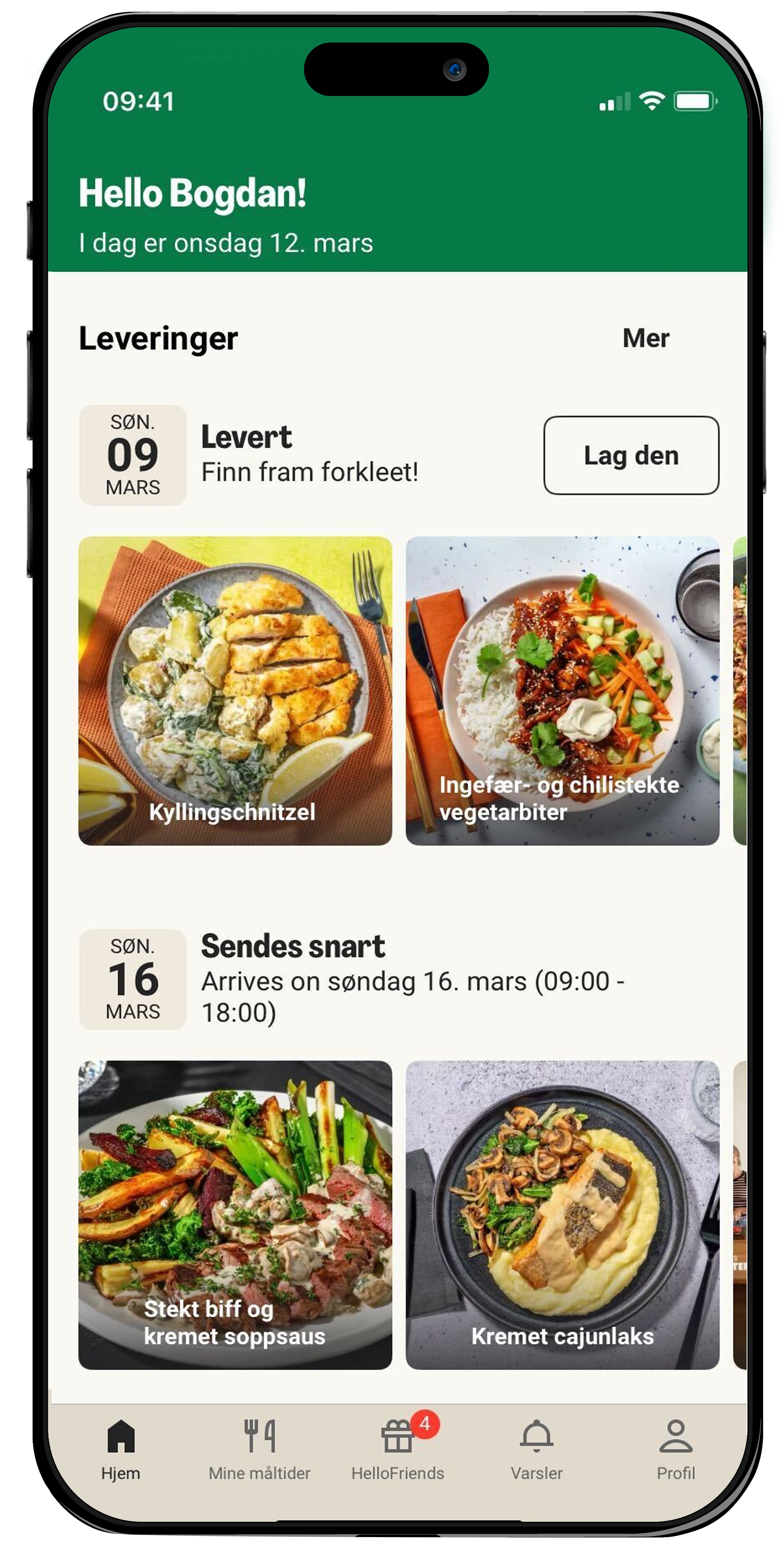 Skreddersy abonnementet ditt