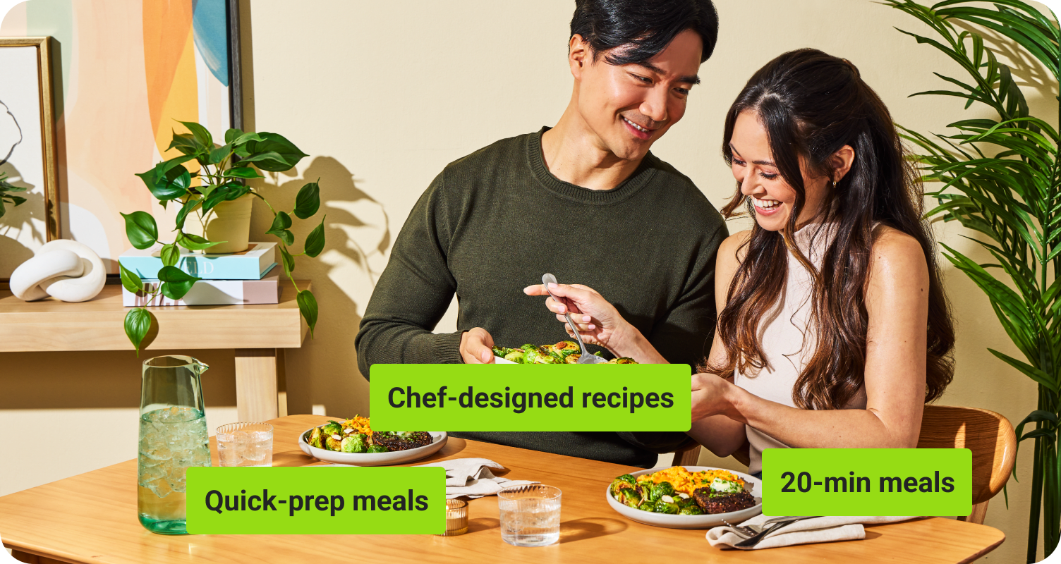 98% of our customers save time on meals