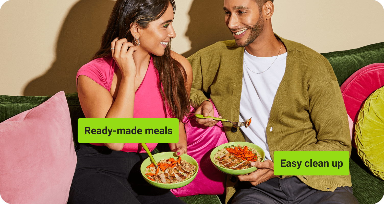 91% of our customers feel healthier using HelloFresh