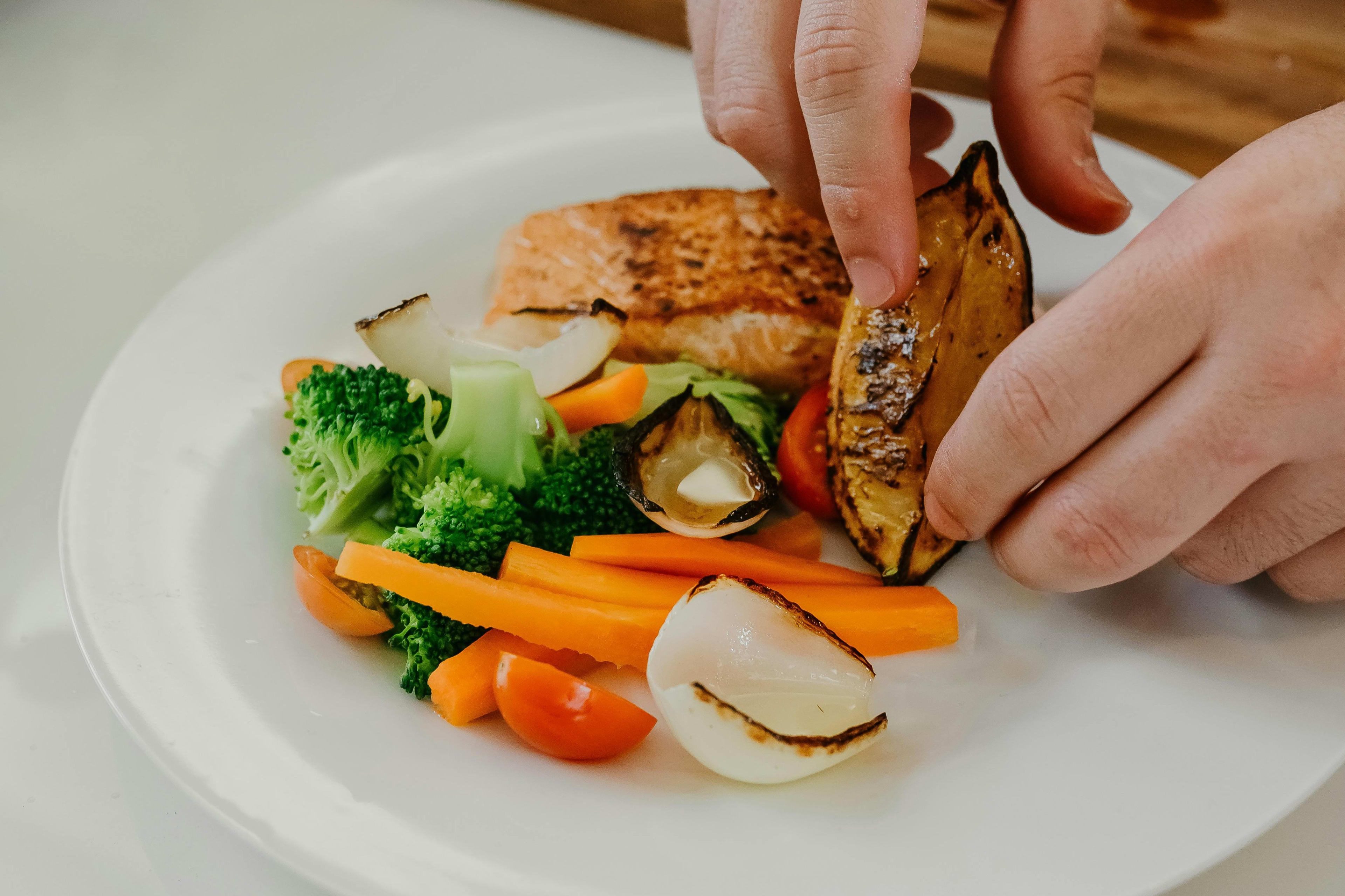 4. Maximize Oven Space by Pre-Roasting Vegetables