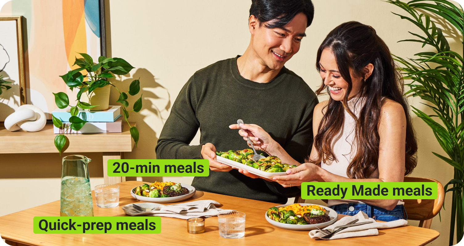 98% of our customers save time on meals