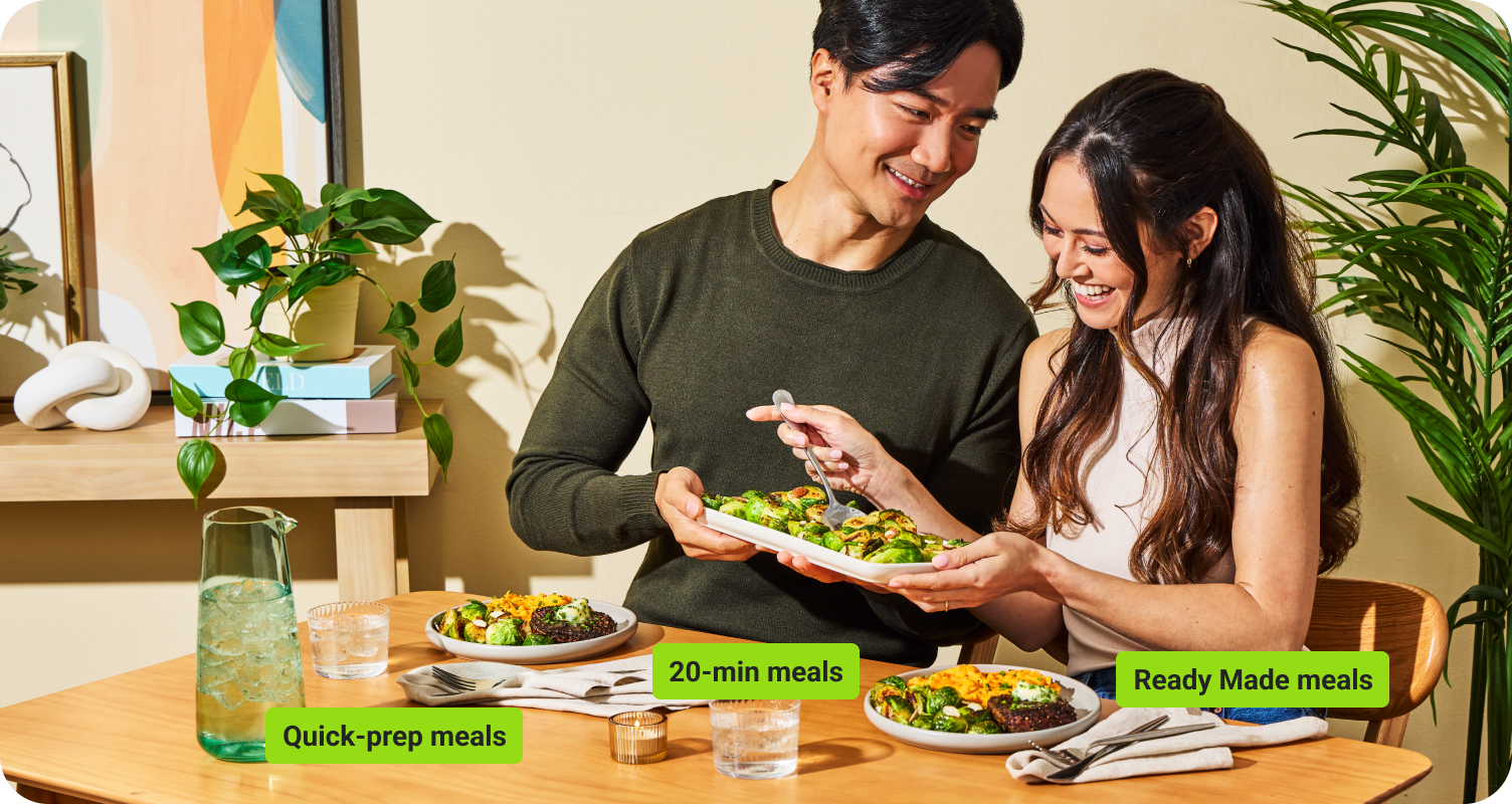 98% of our customers save time on meals
