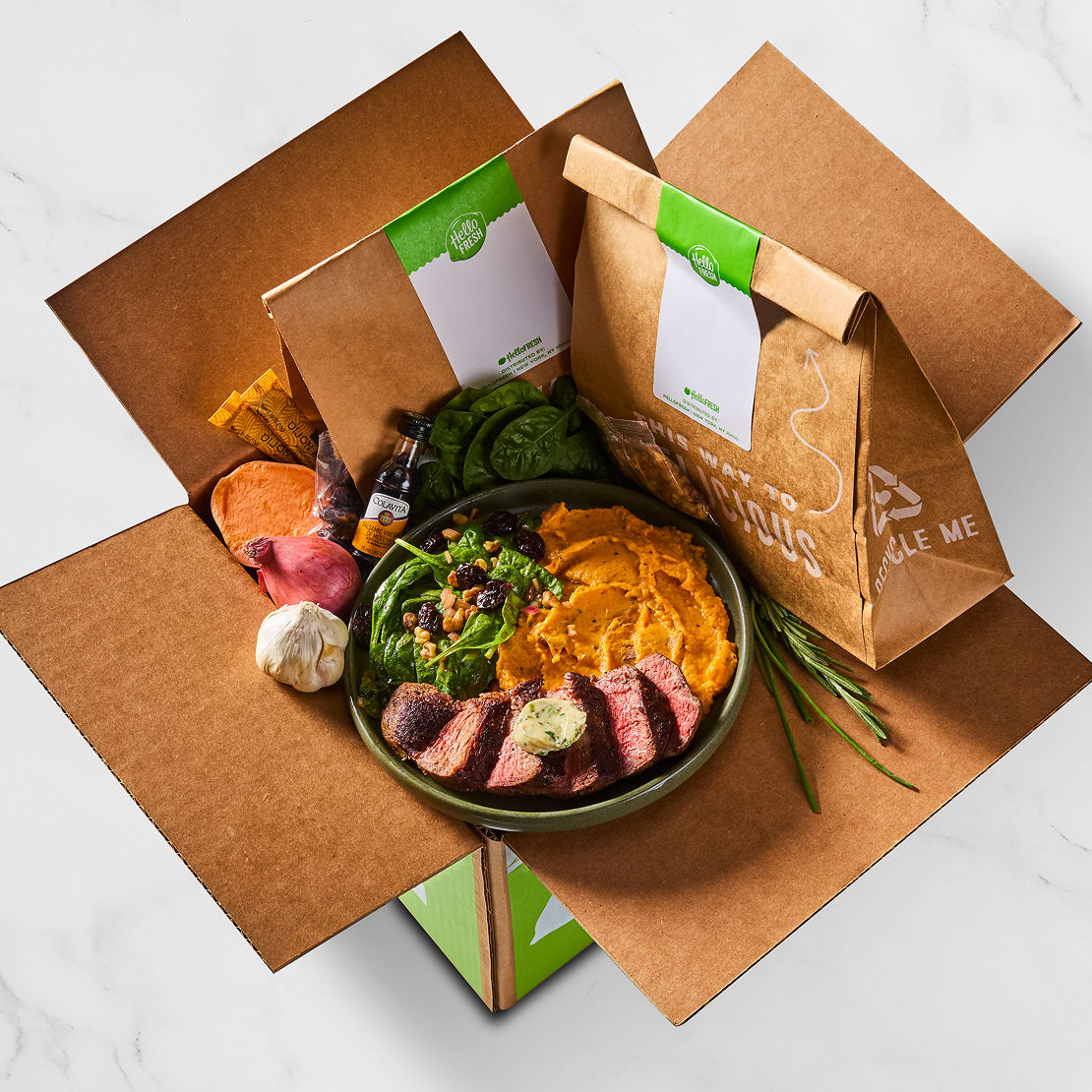 What’s inside HelloFresh meal delivery boxes?