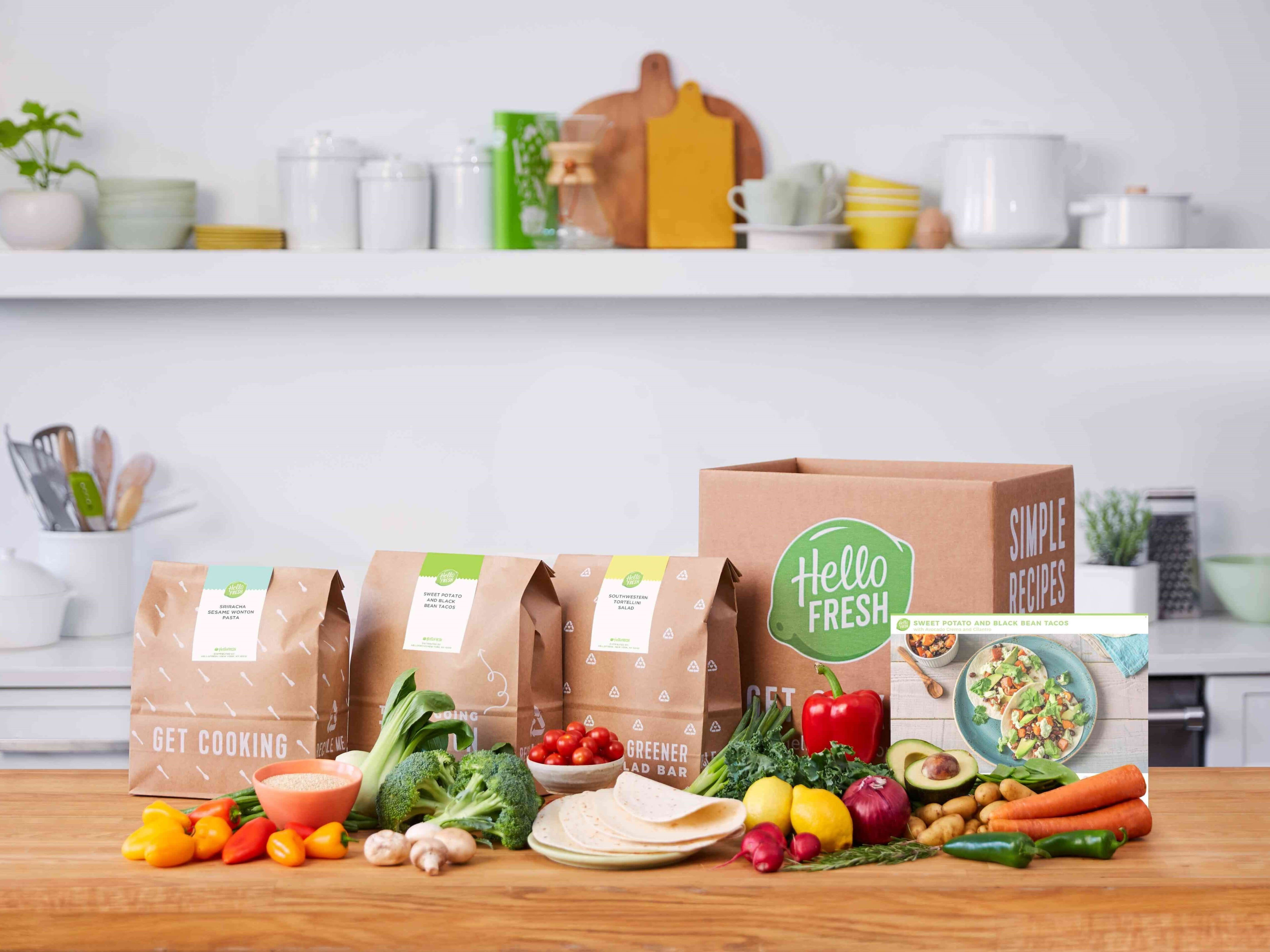HelloFresh has the most recipe variety among meal kit services