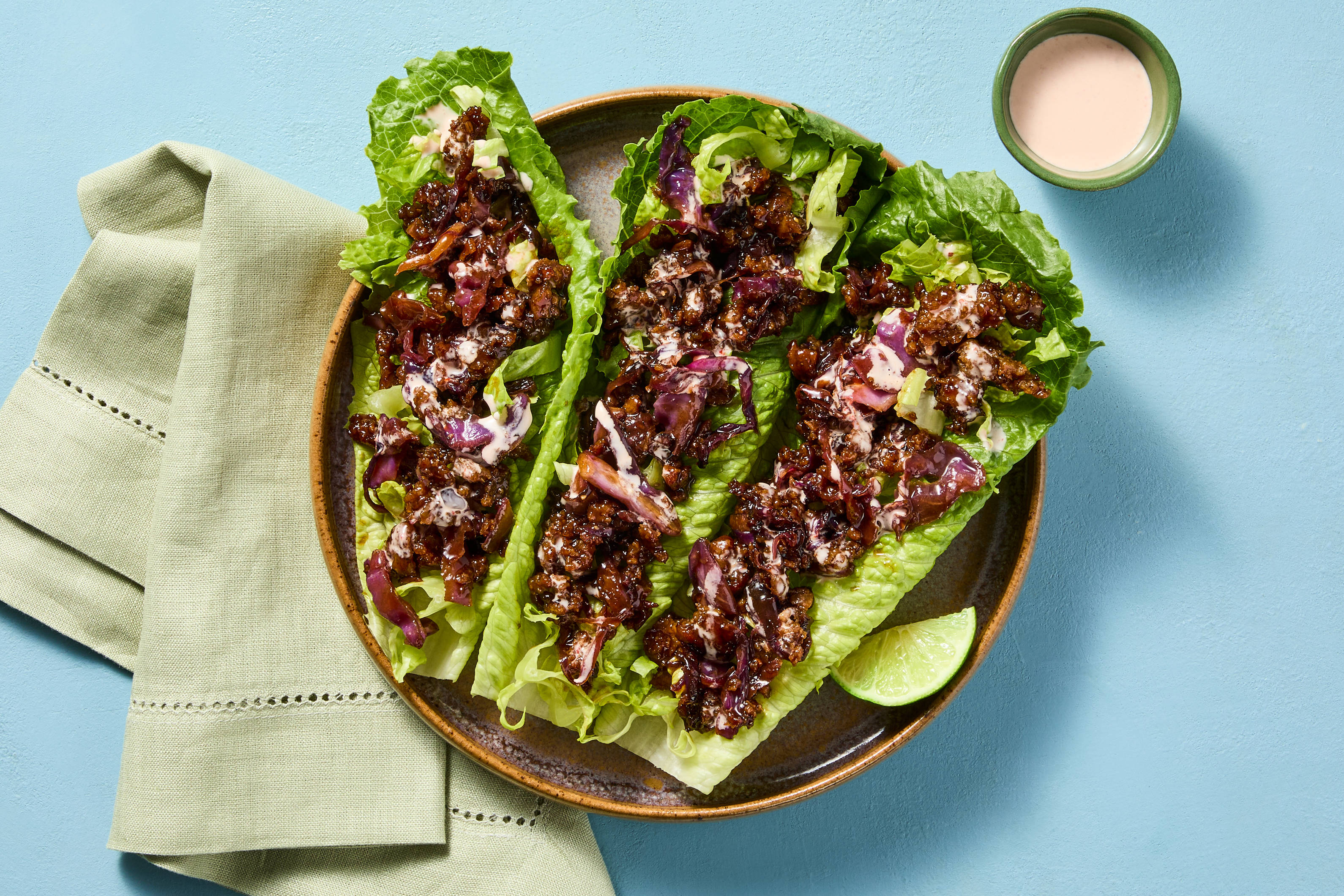 Moo Shu Pork Lettuce Wraps