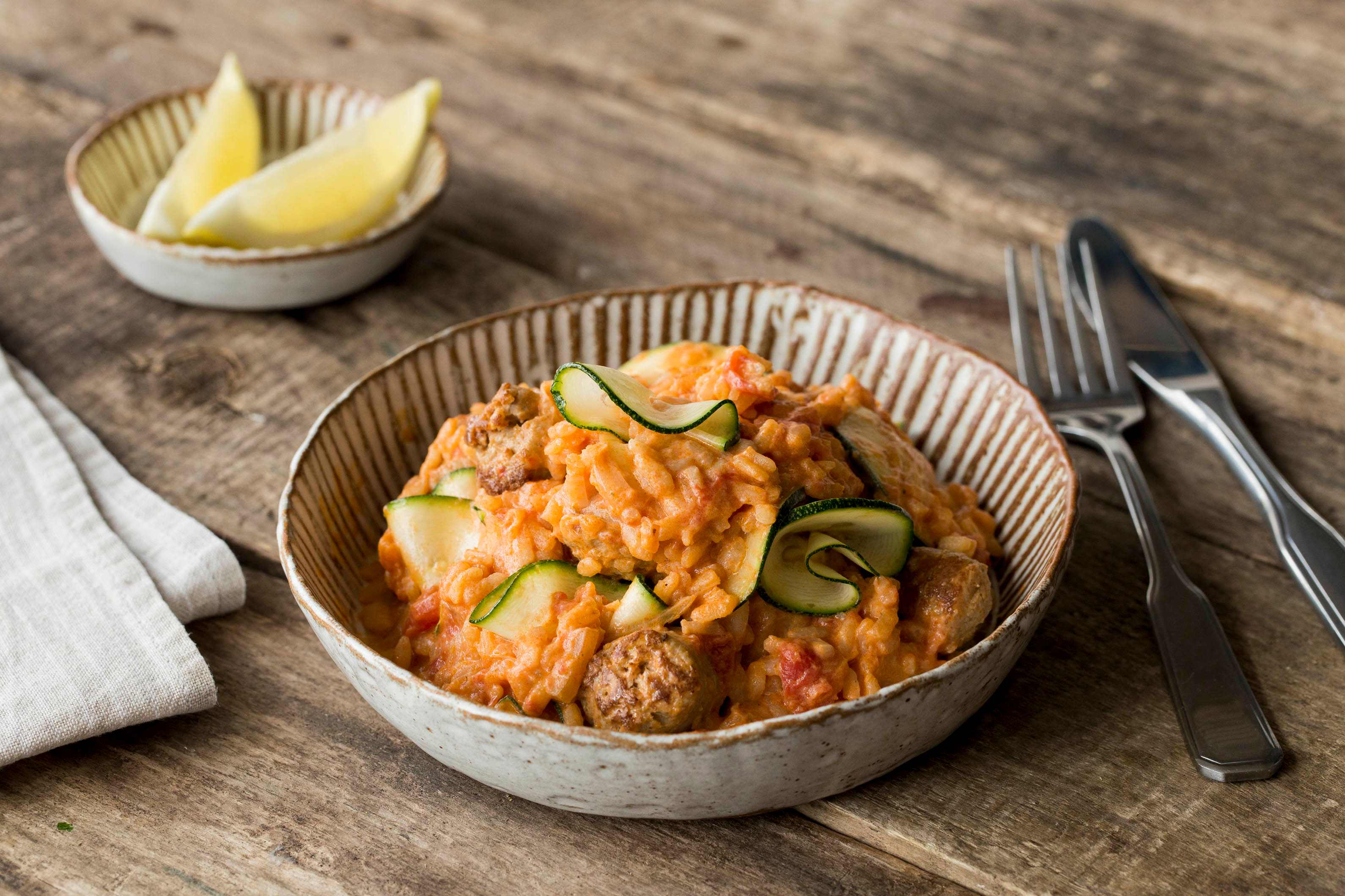 Sagenhaft einfaches Salsiccia-Zucchini-Risotto