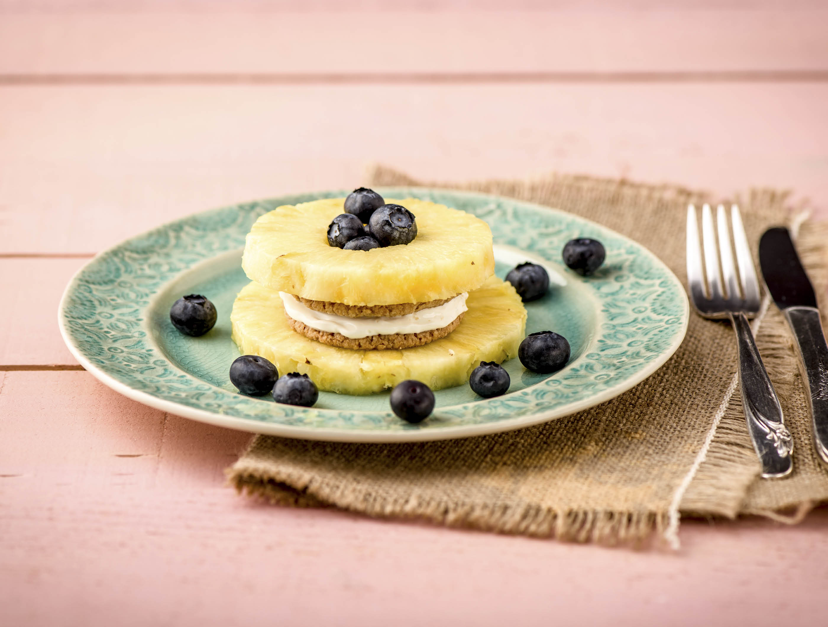 Ananas-kletskopwafel