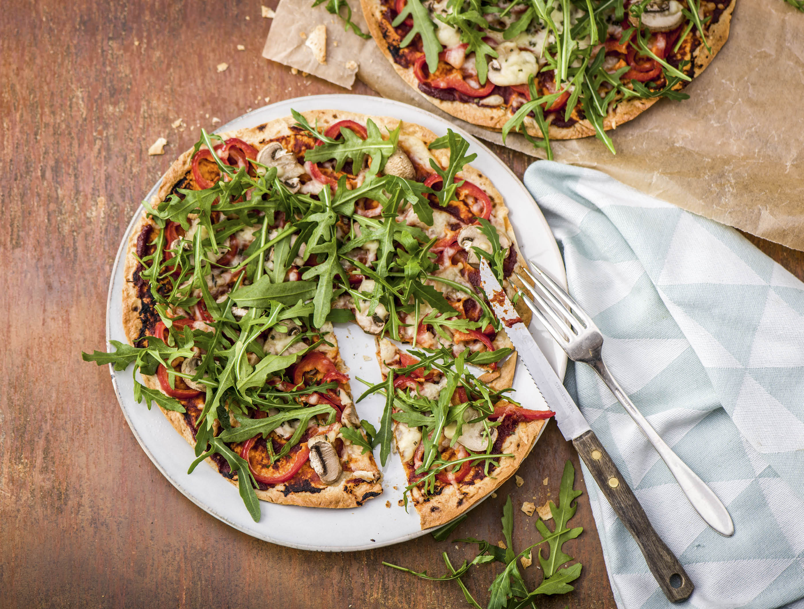 Platbroodpizza