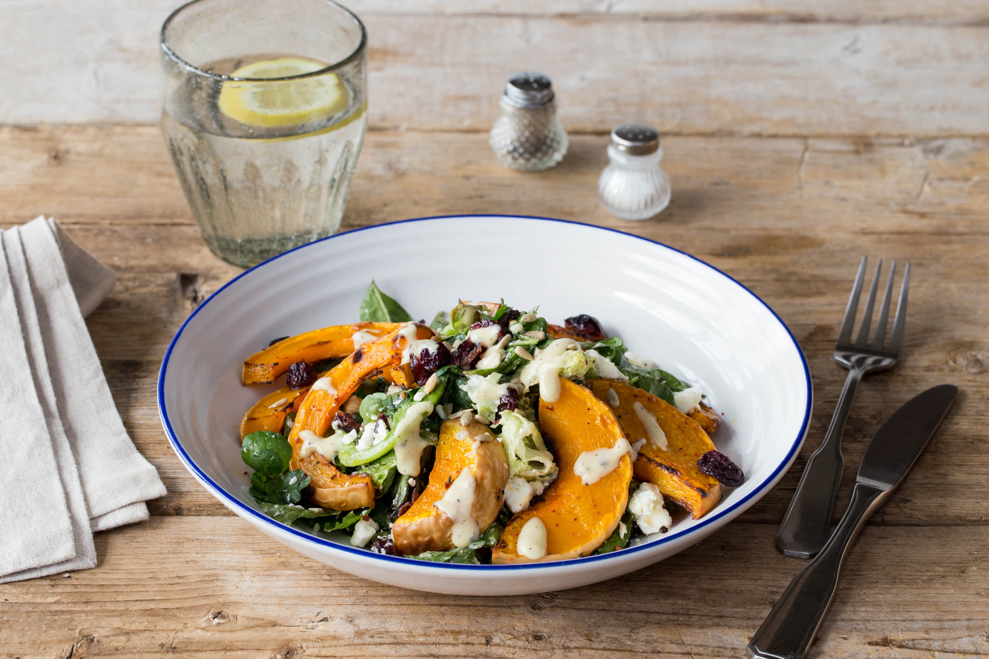 Tah-antilising Butternut Tahini Salad