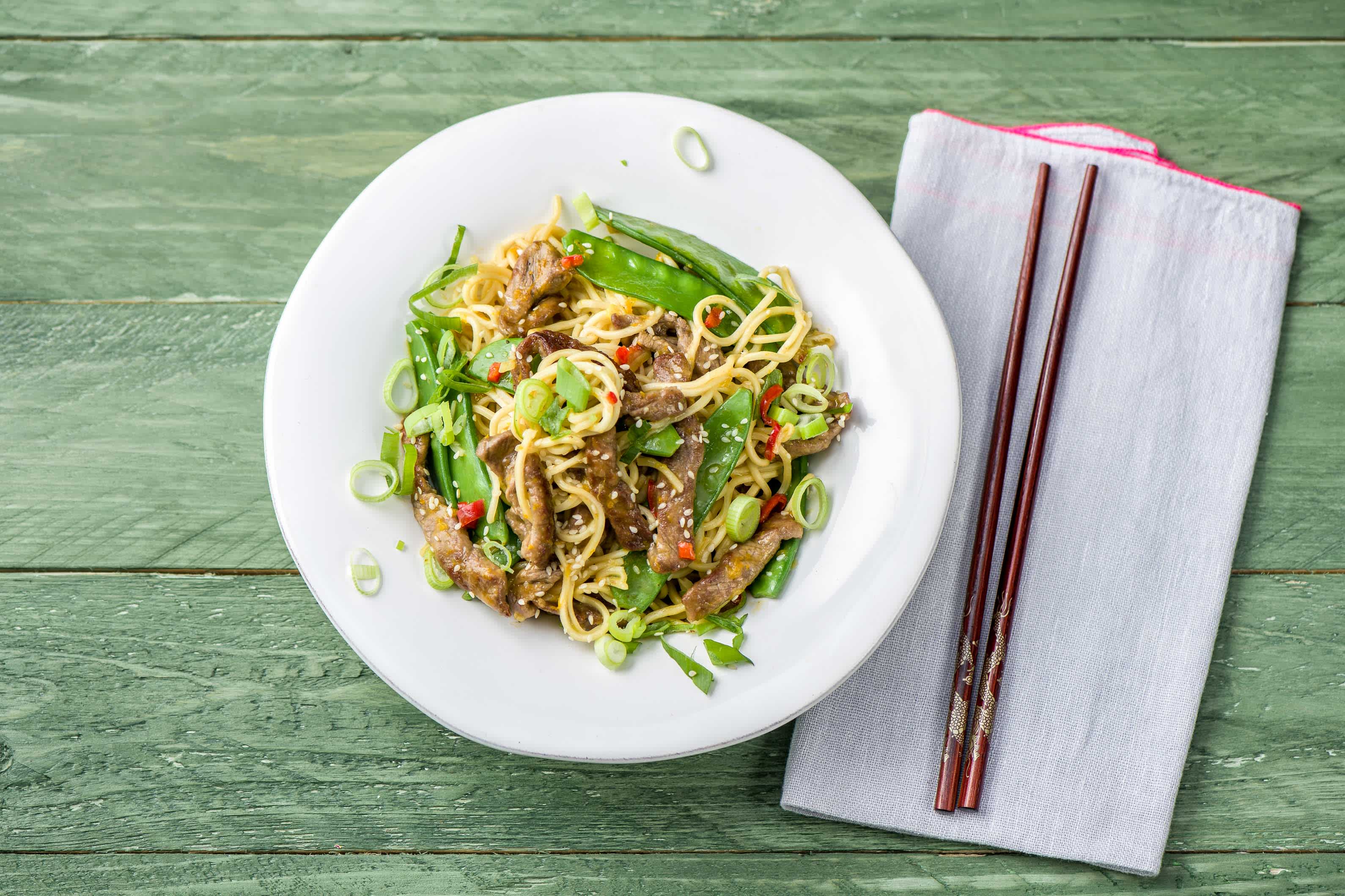 Nick ‘The Knife’s’ Zesty Orange Beef Stir Fry