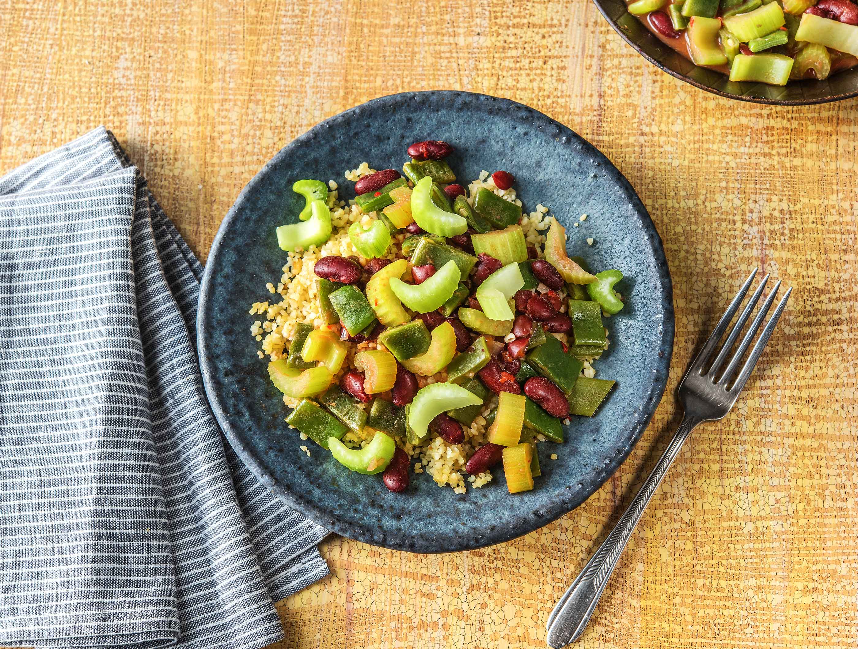 Chili végétarien au boulgour