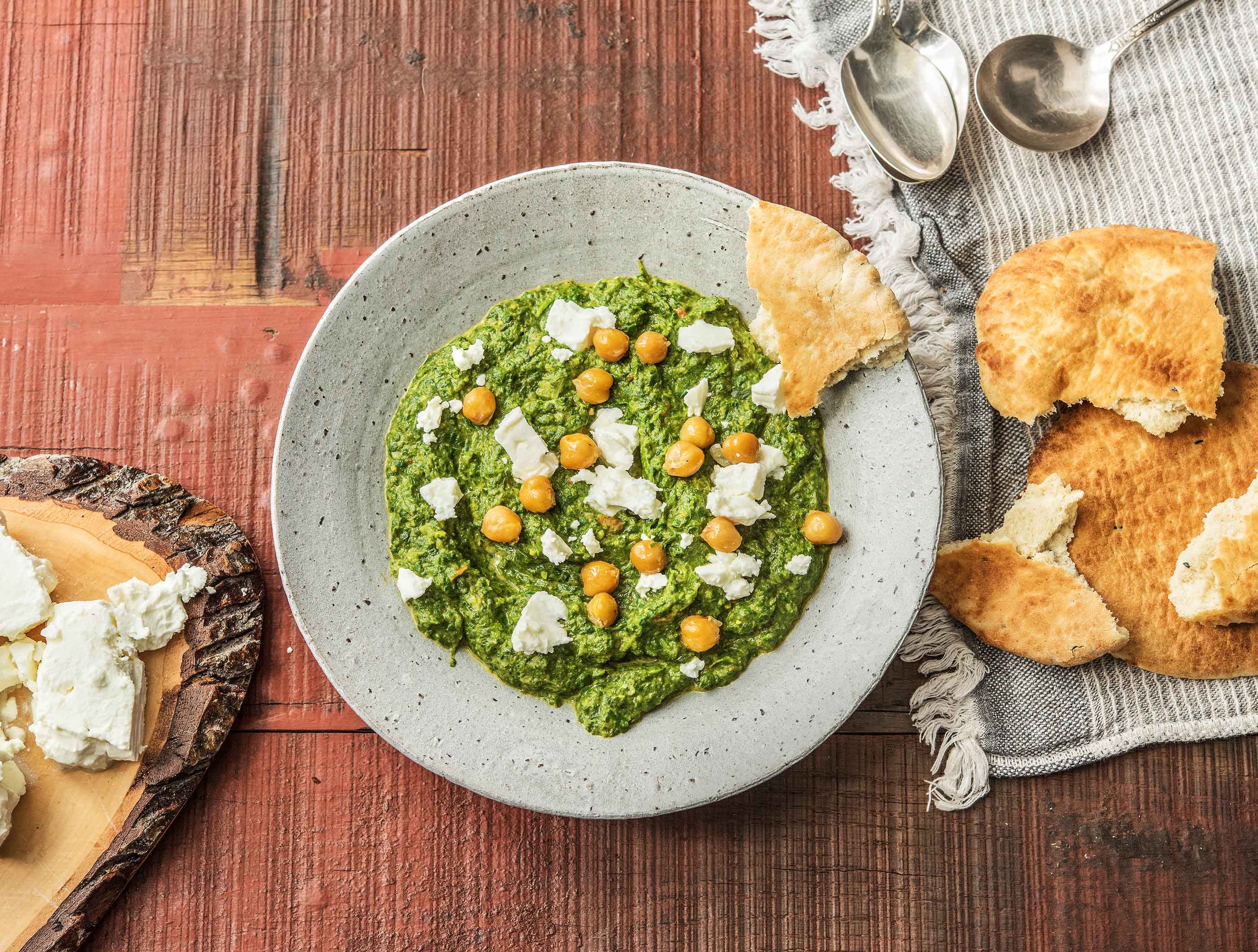 Palak à la feta