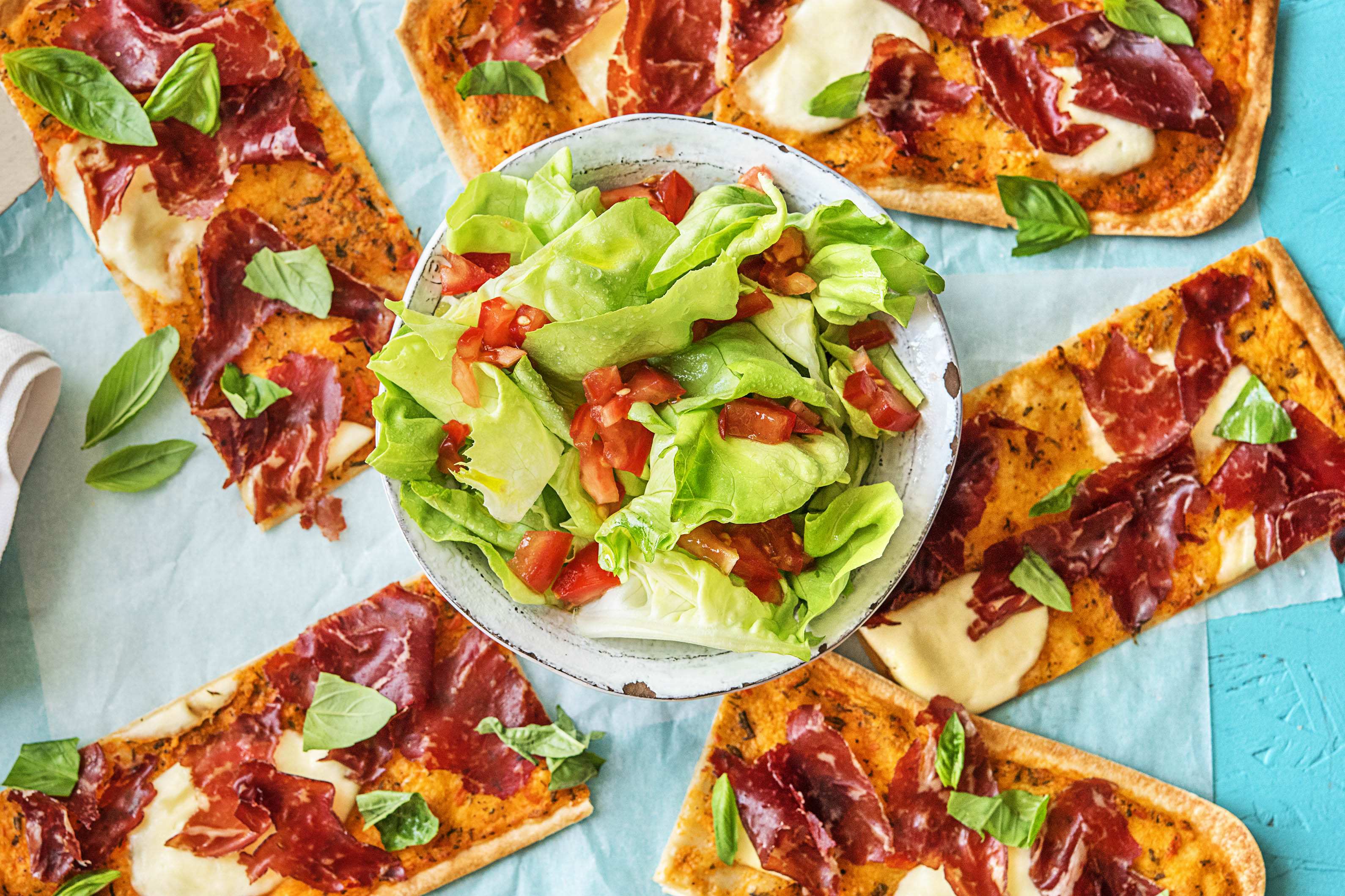 Rauchfleisch-Pizza