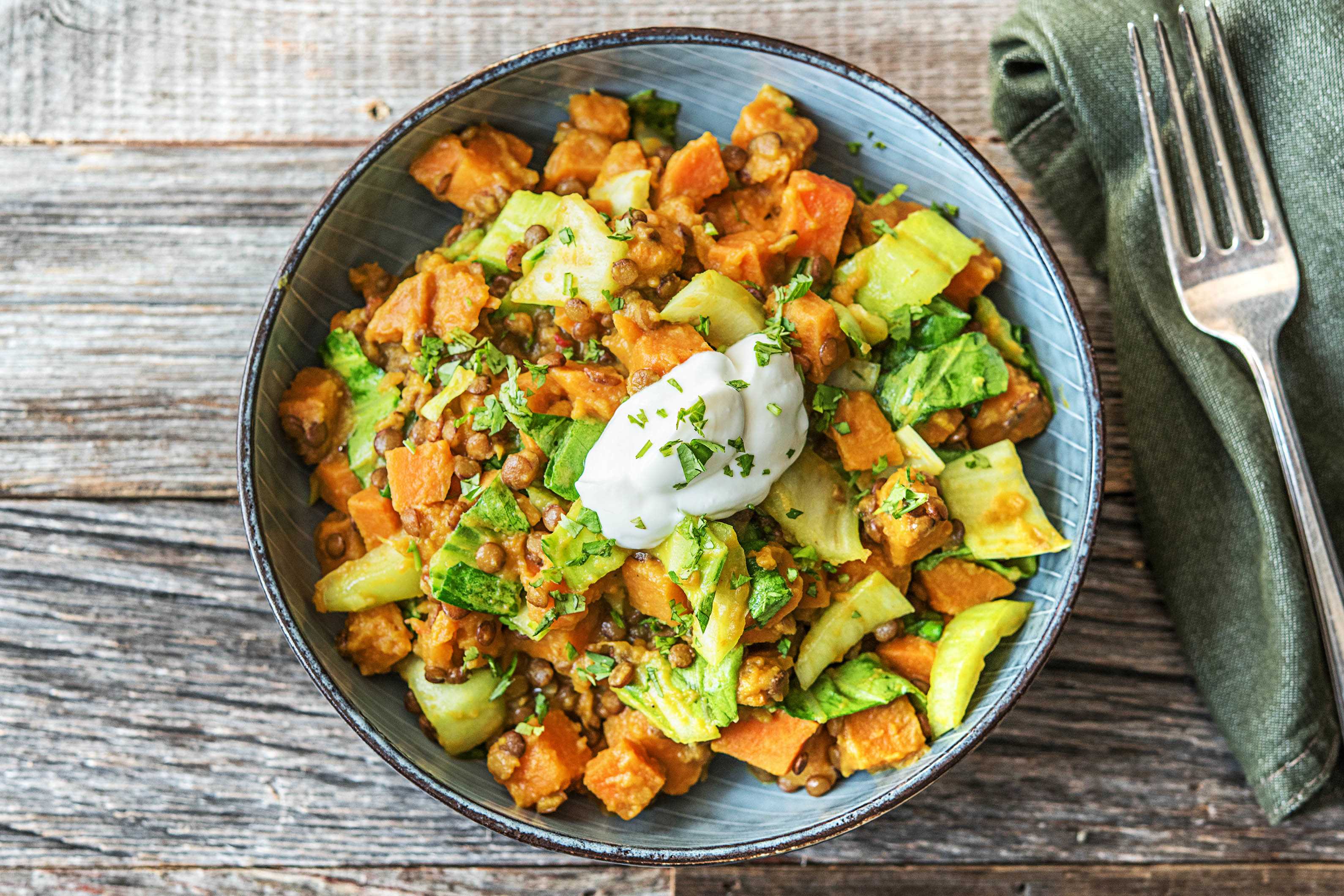 Curry indien aux lentilles