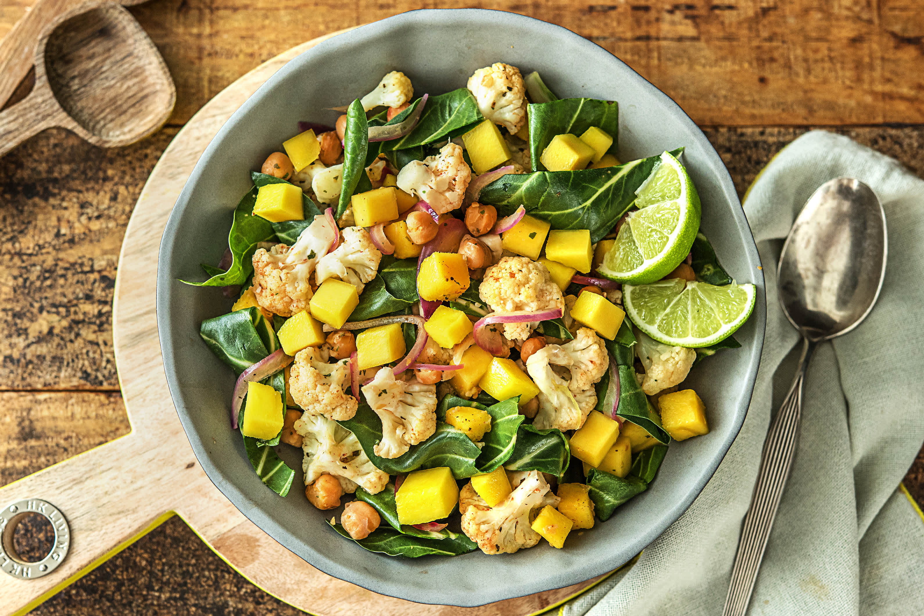 Blumenkohlsalat mit Mango,