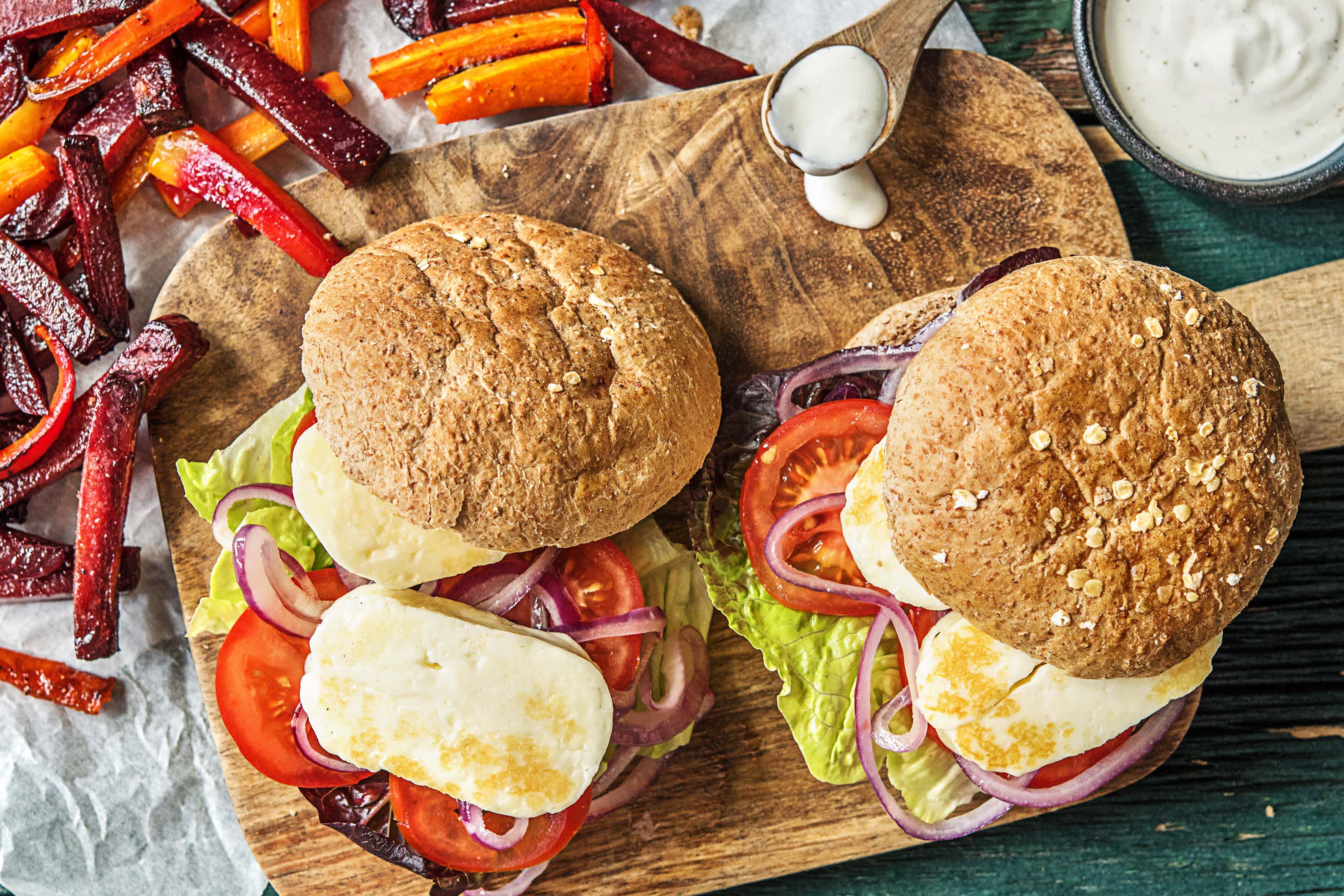 Halloumi-Burger