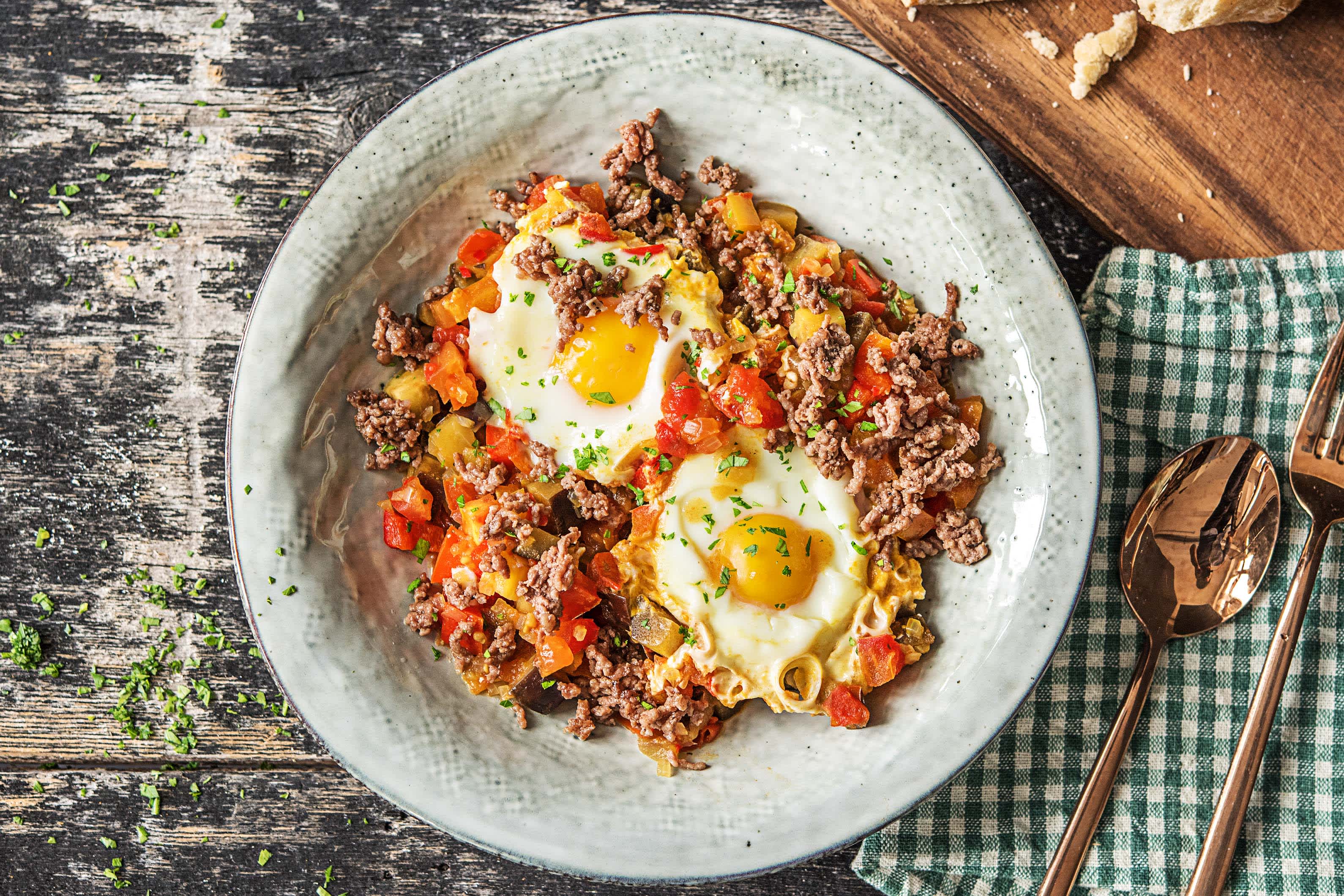Chakchouka au boeuf haché